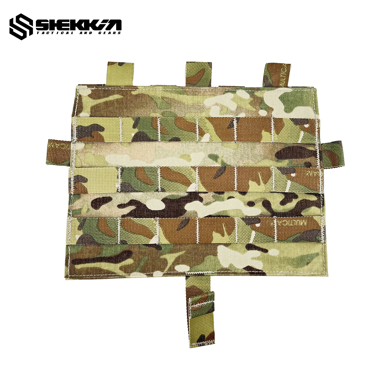 Multicam molle front Flap for AVS and JPC2.0 - 6 columns -Shekkin Gears