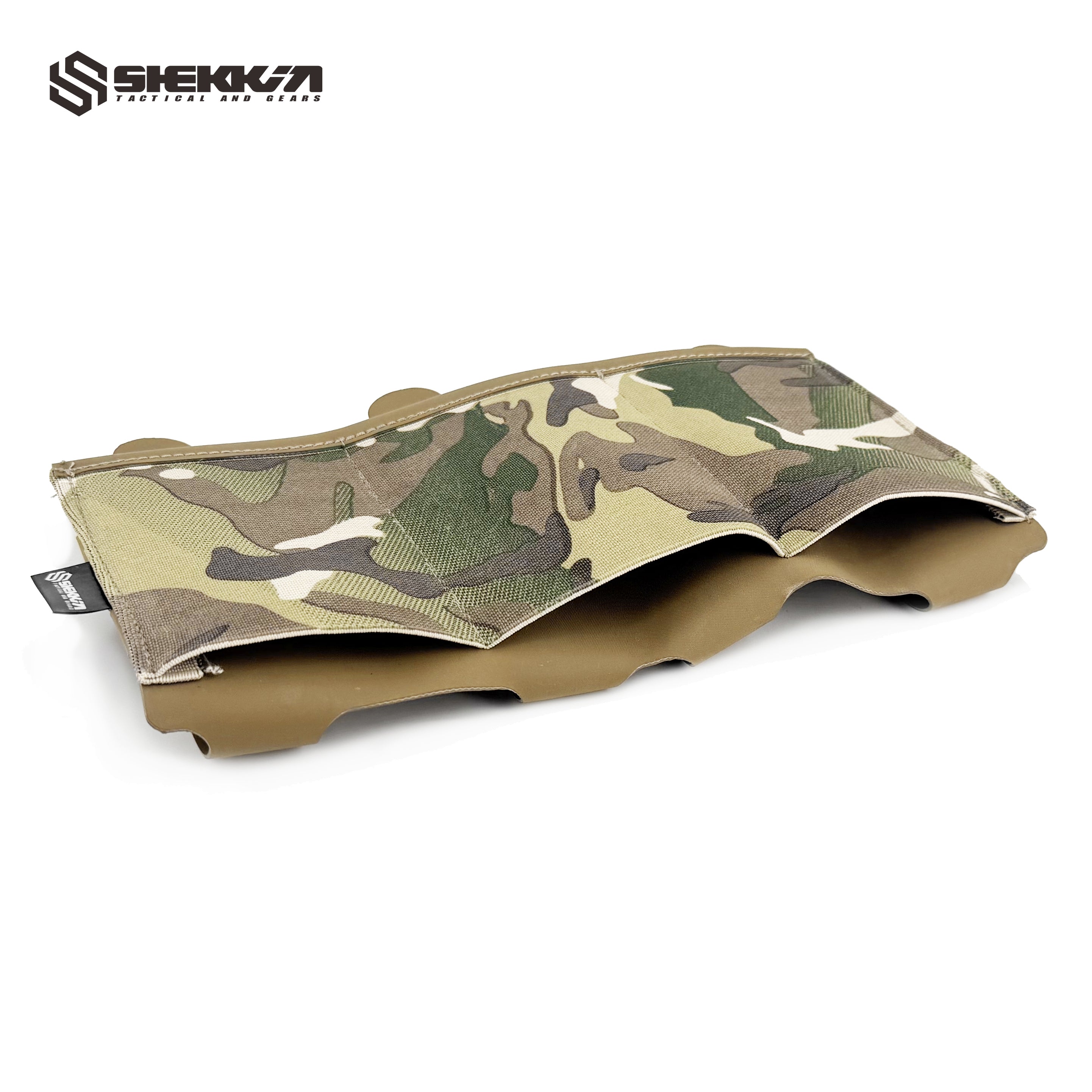 Elastic triple mag pouch - Multicam -Shekkin Gears