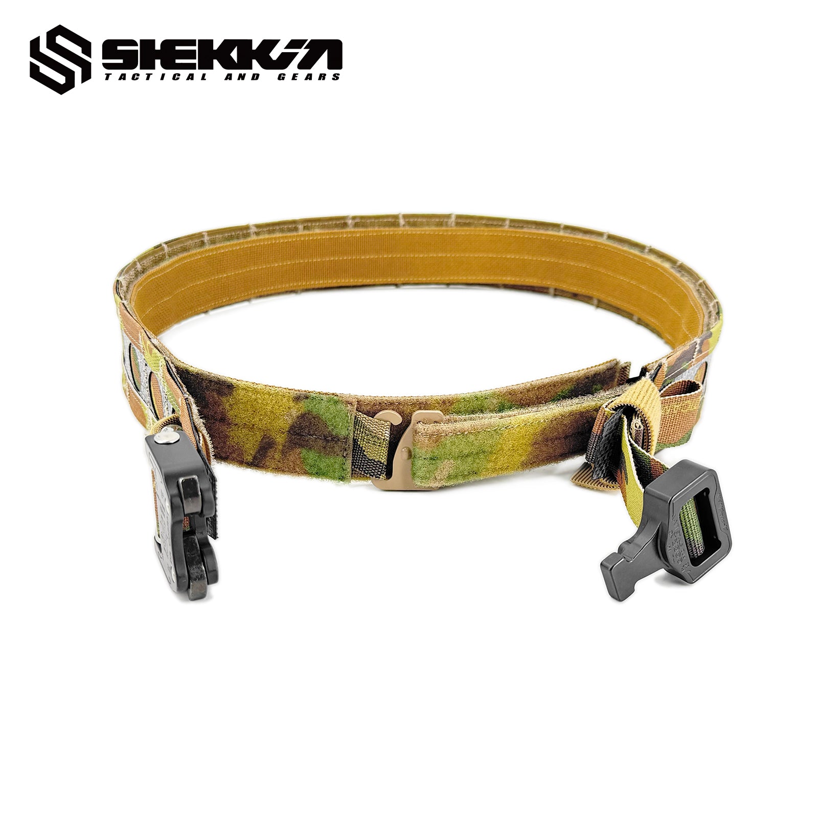 Bison Belt - M / Multicam / Genuine Buckle -Shekkin Gears