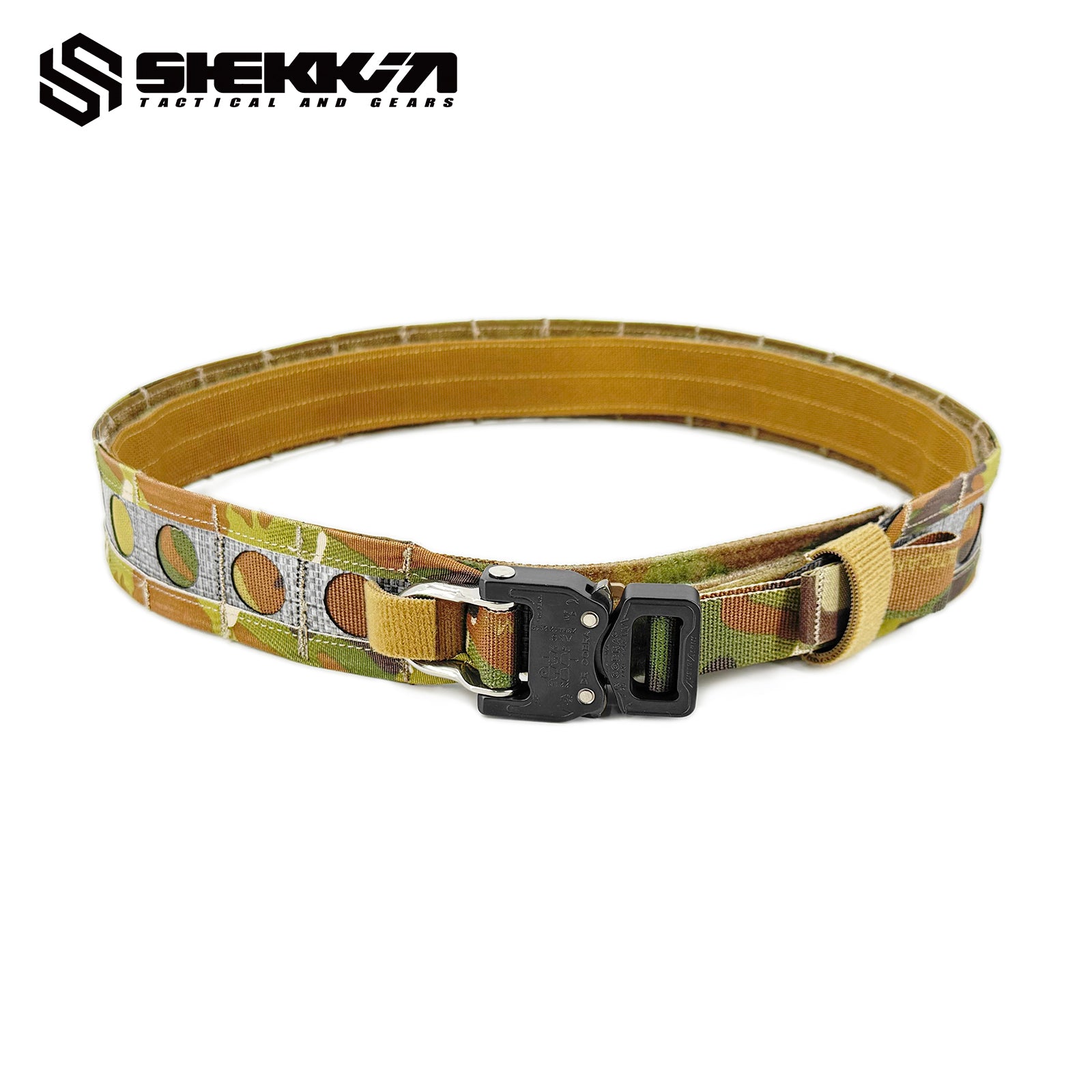 Bison Belt - M / Multicam / Genuine Buckle -Shekkin Gears