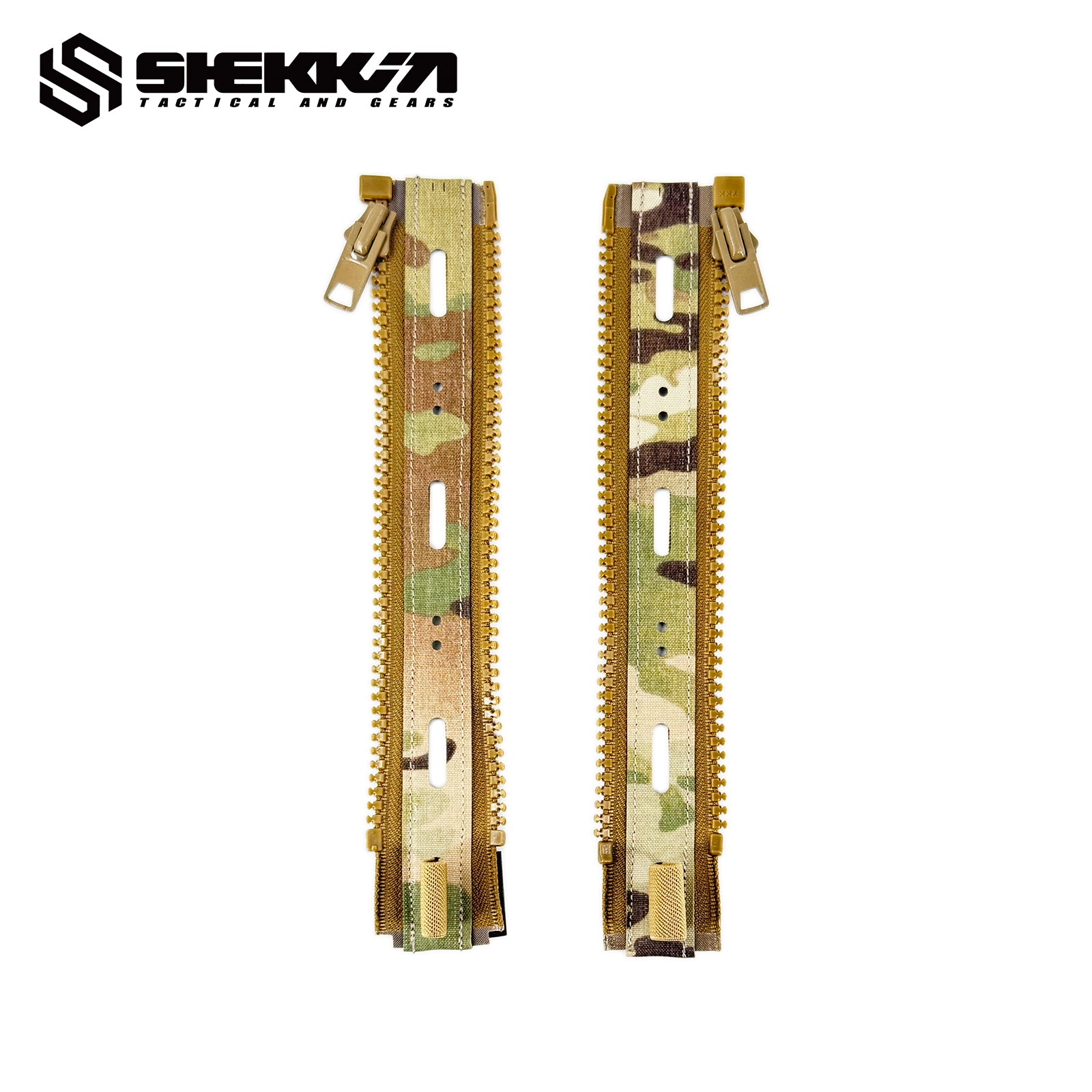 FOG style Back Panel Zipper Extension - Multicam / Ferro standard -Shekkin Gears