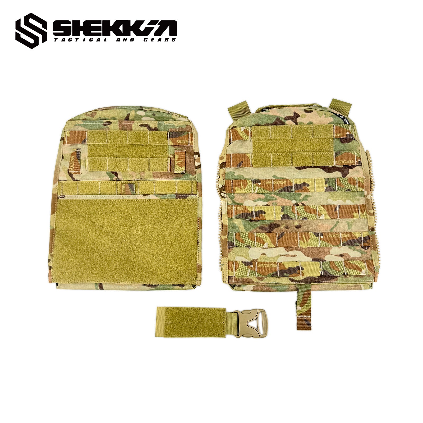 AVS Standard cut plate pouch set - SM / Multicam -Shekkin Gears