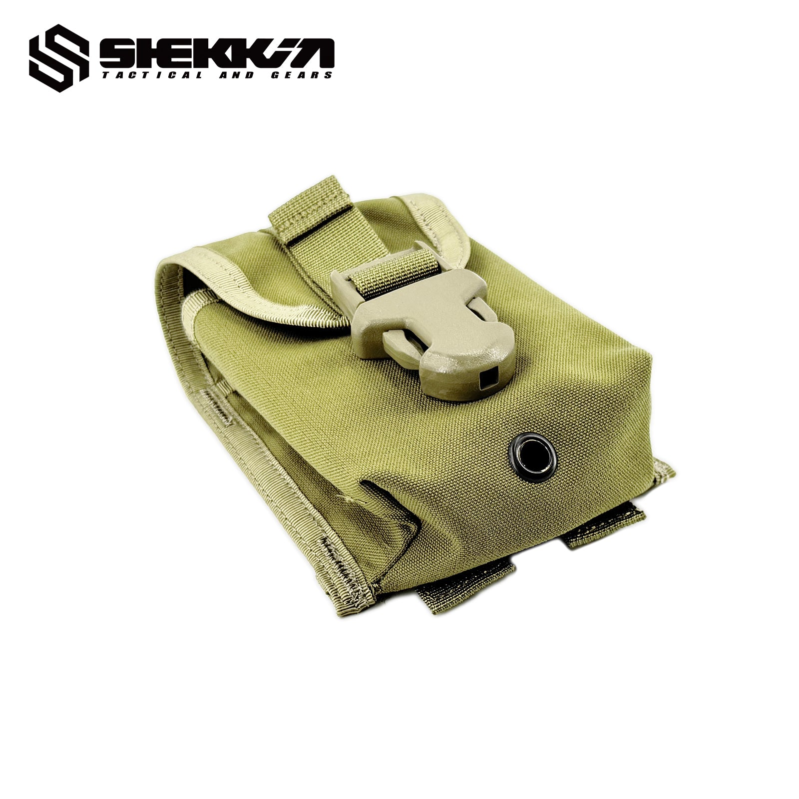 Coyote Tan EI style DMR Tiered SR25 Mag Pouch - Default Title -Shekkin Gears