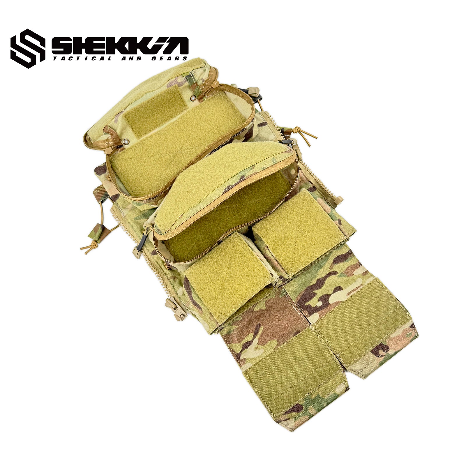 Pouch zip-on panel 2.0 - Multicam -Shekkin Gears