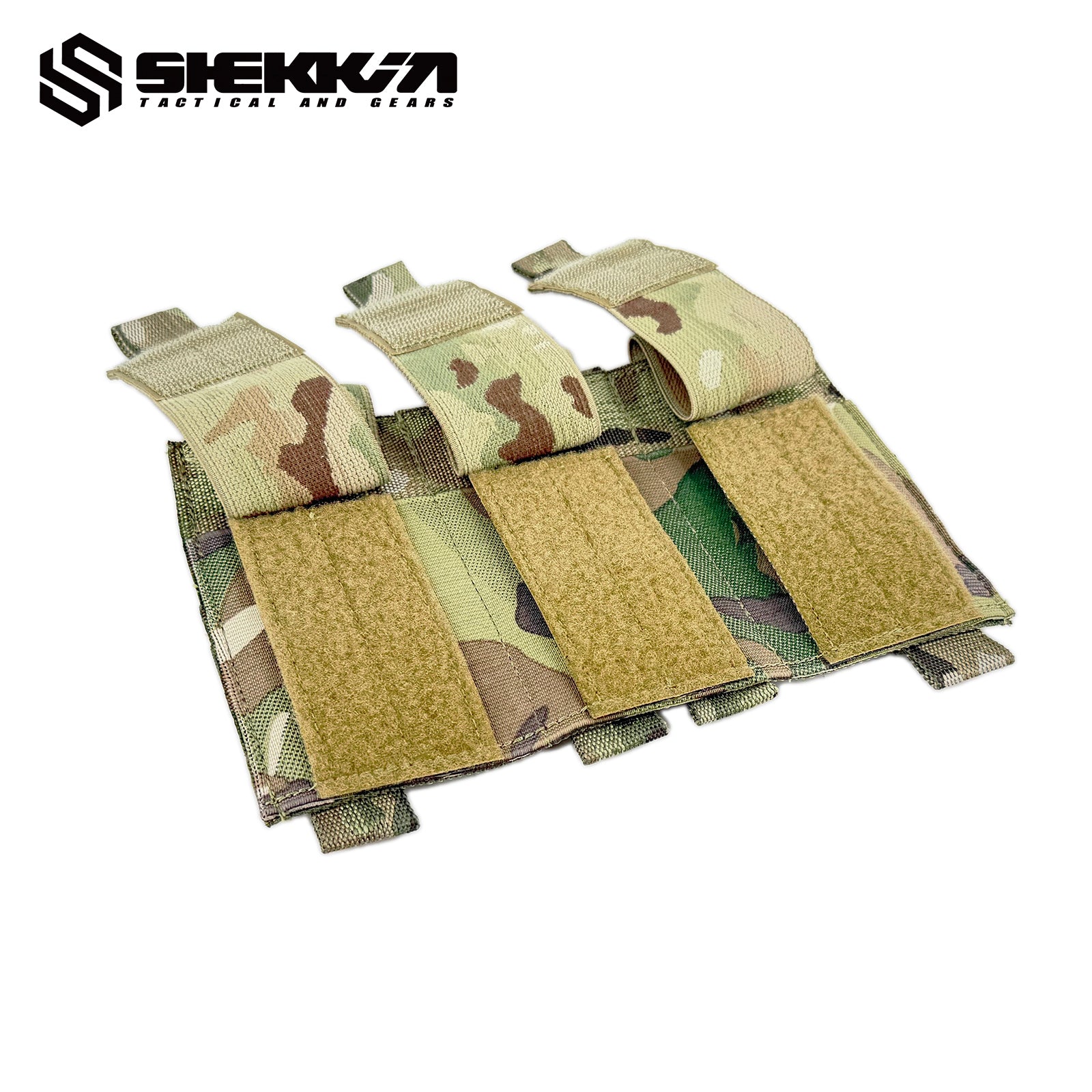 21st Special force group green beret custom elastic tri-mag pouch - Default Title -Shekkin Gears