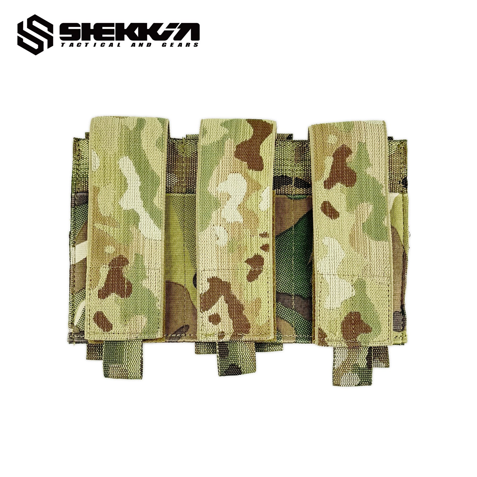 21st Special force group green beret custom elastic tri-mag pouch - Default Title -Shekkin Gears