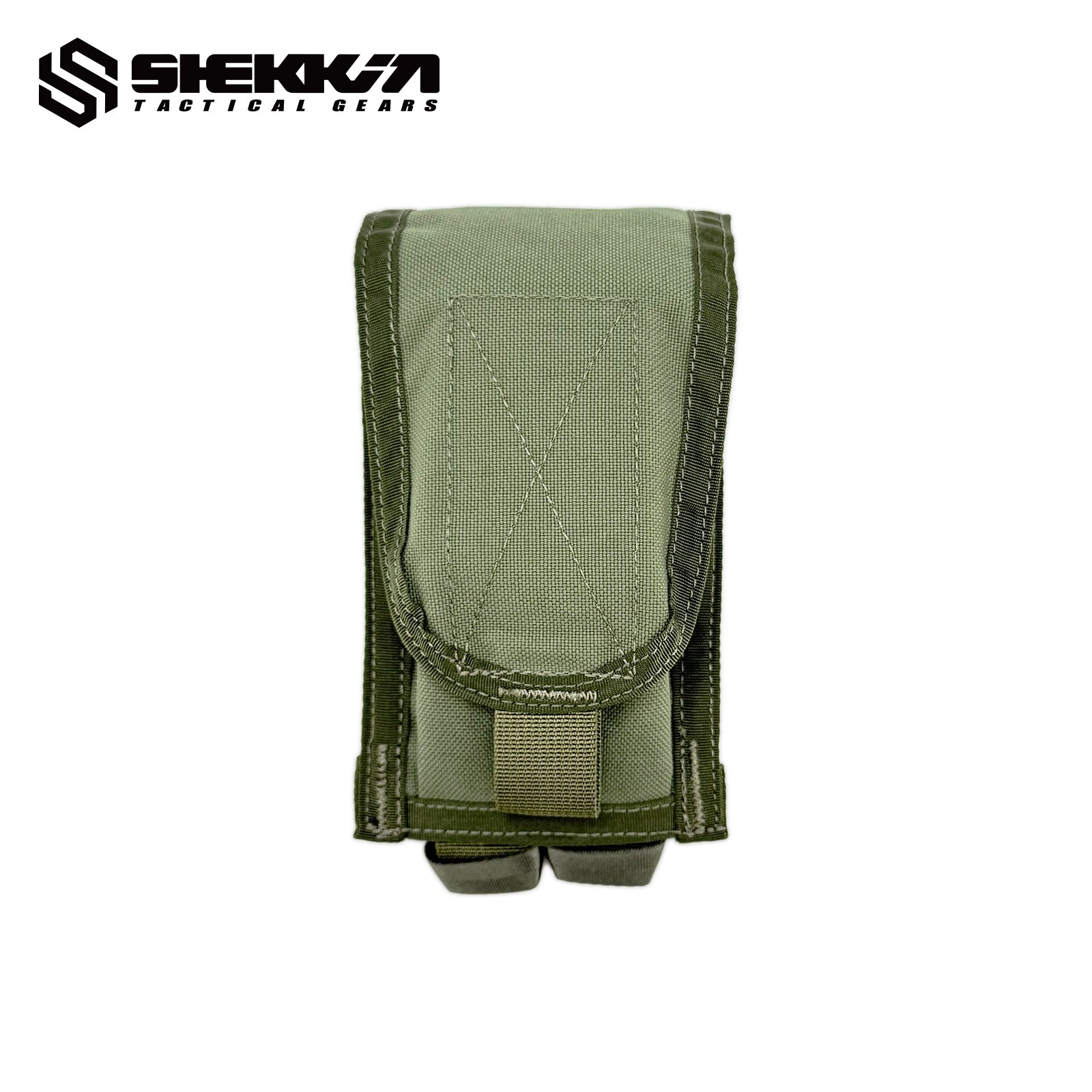 Pre MSA Paraclete style Smoke green tiered SR25 mag pouch