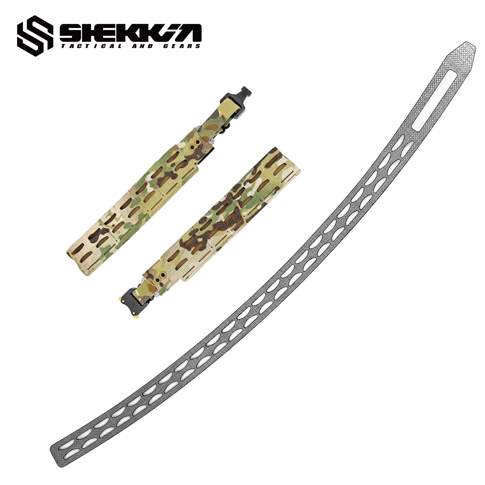 Tegris combat belt with alpine buckle - Multicam / S/M -Shekkin Gears
