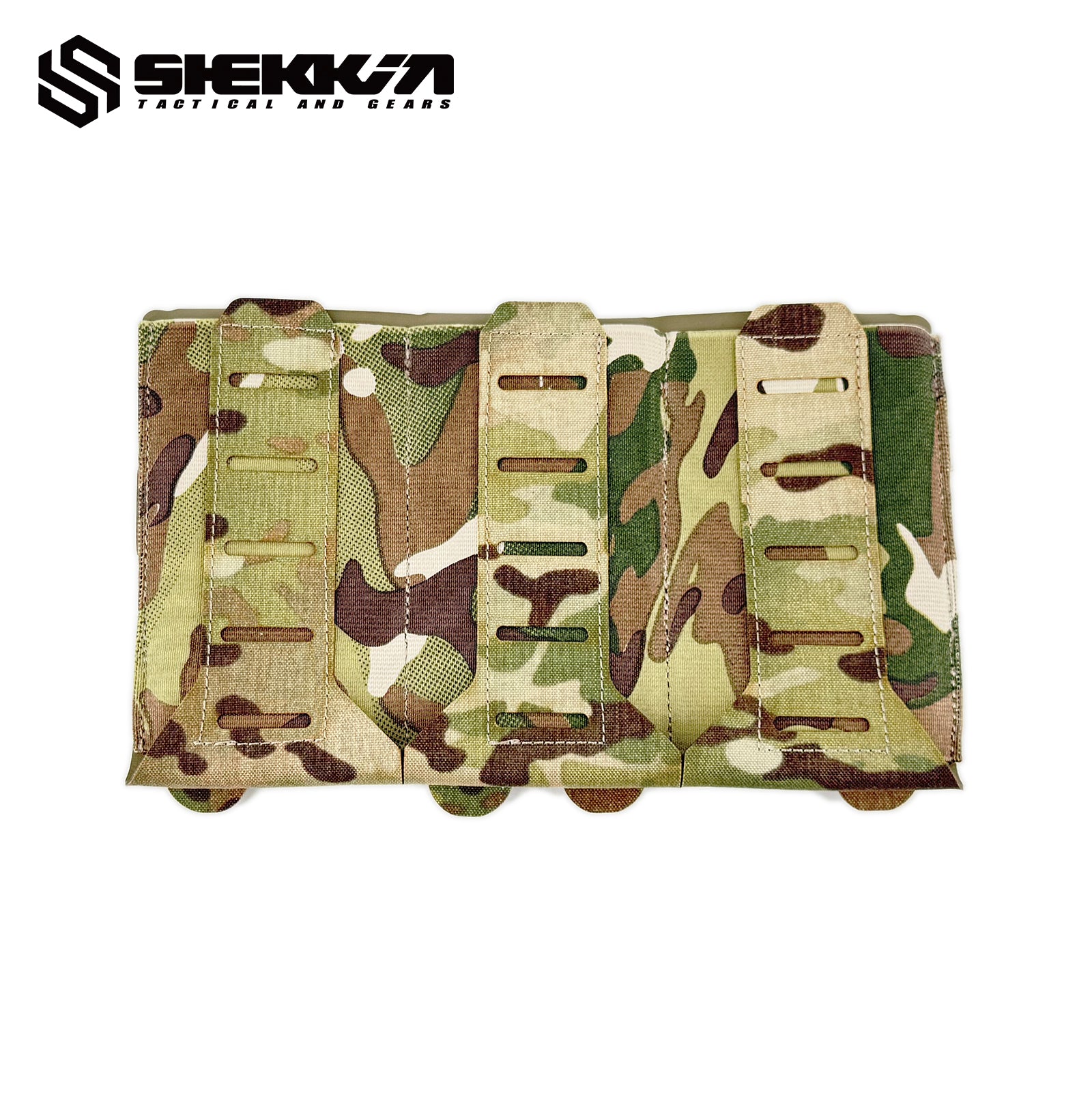 Elastic triple mag/utility pouch - Default Title -Shekkin Gears