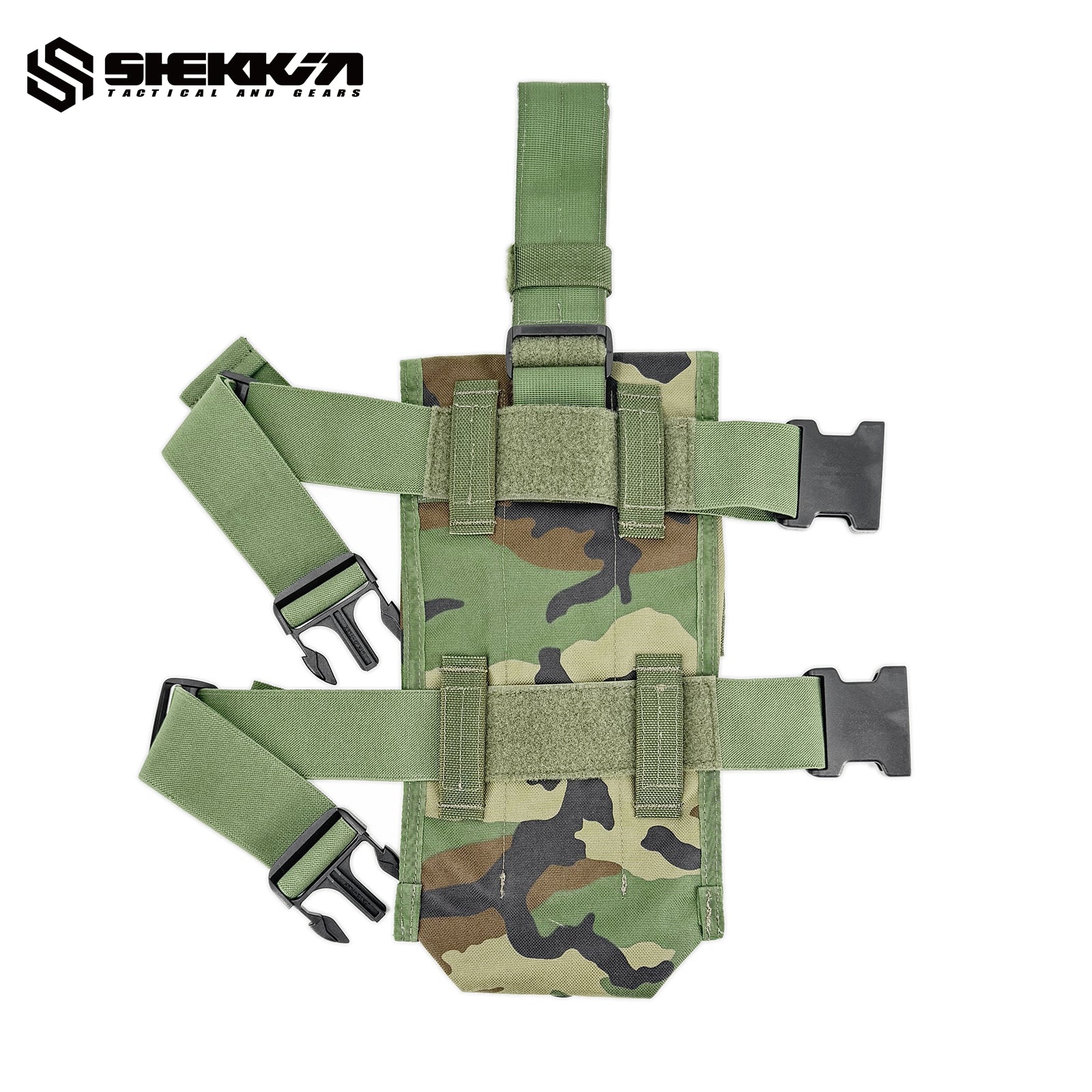 Delta force woodland drop leg utility pouch - Default Title -Shekkin Gears