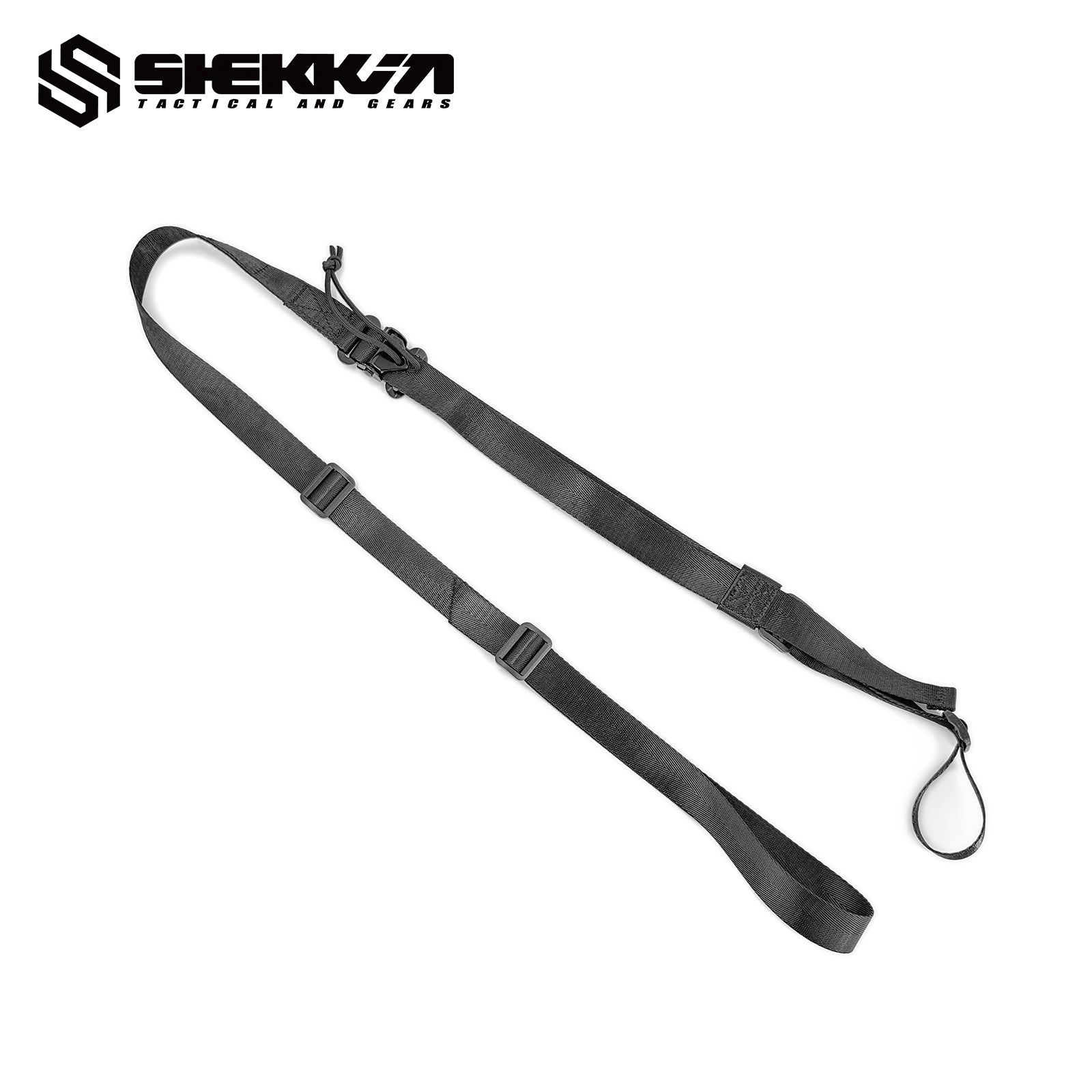 VTAC MK1 Style two point tactical sling - Black -Shekkin Gears