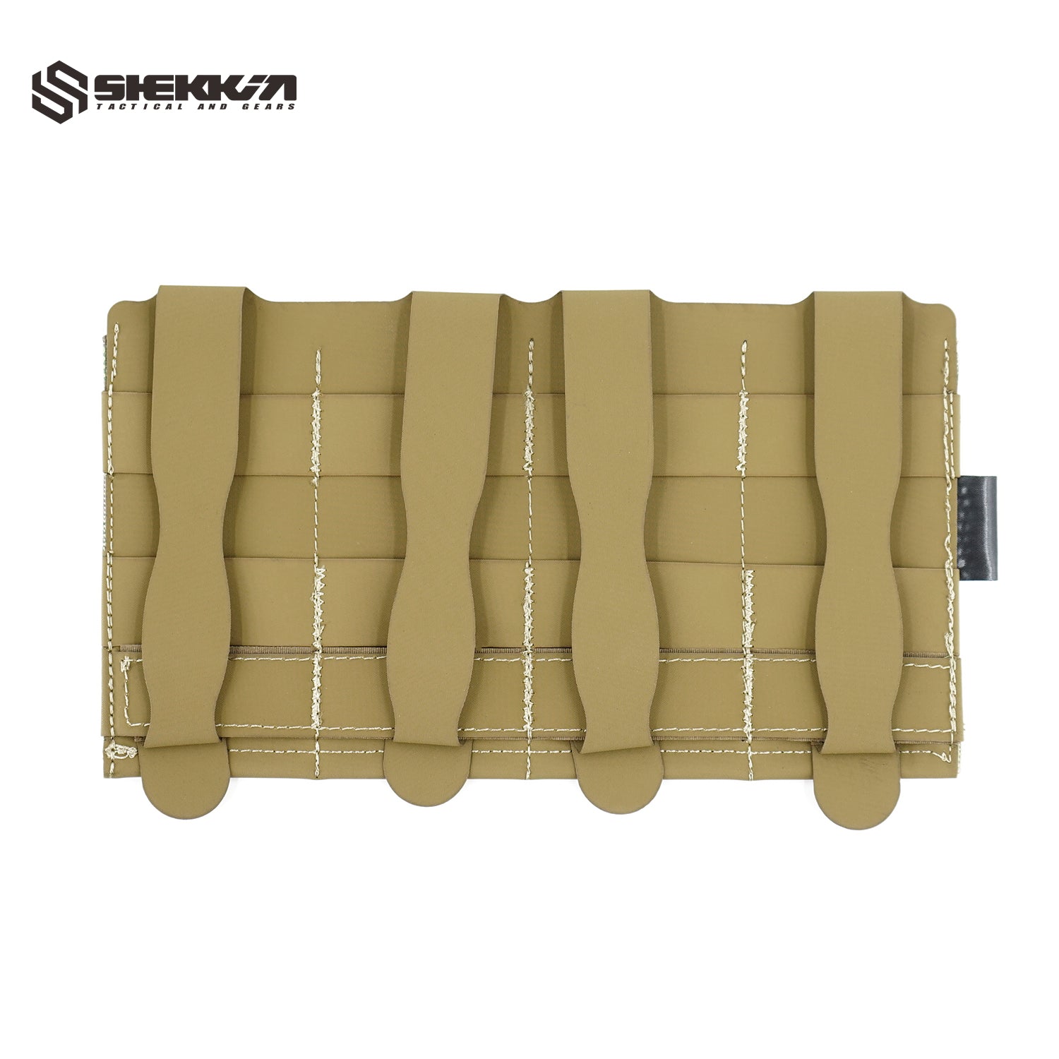 Elastic Quad mag SMG pouch - Multicam -Shekkin Gears