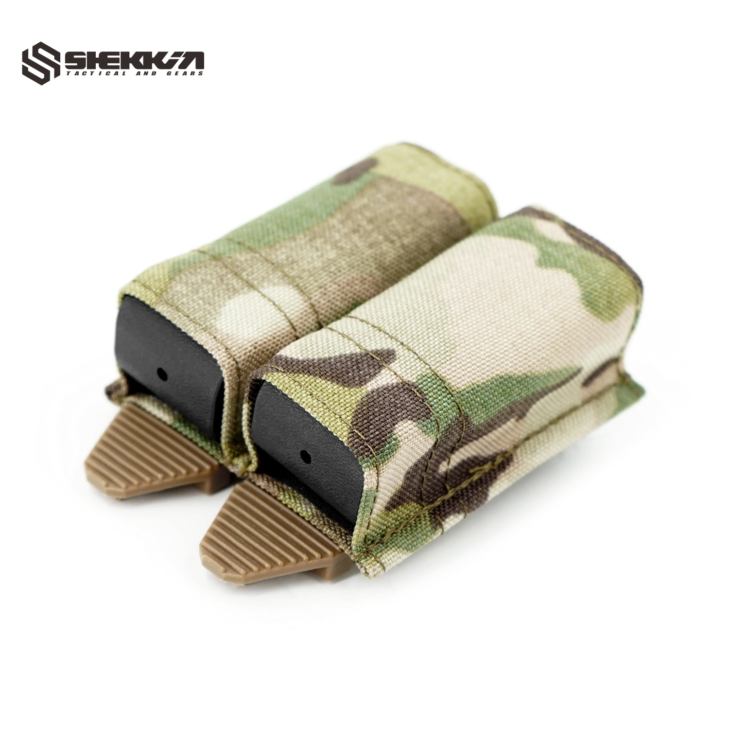 Kywi double 9mm mag Pouch - Multicam -Shekkin Gears