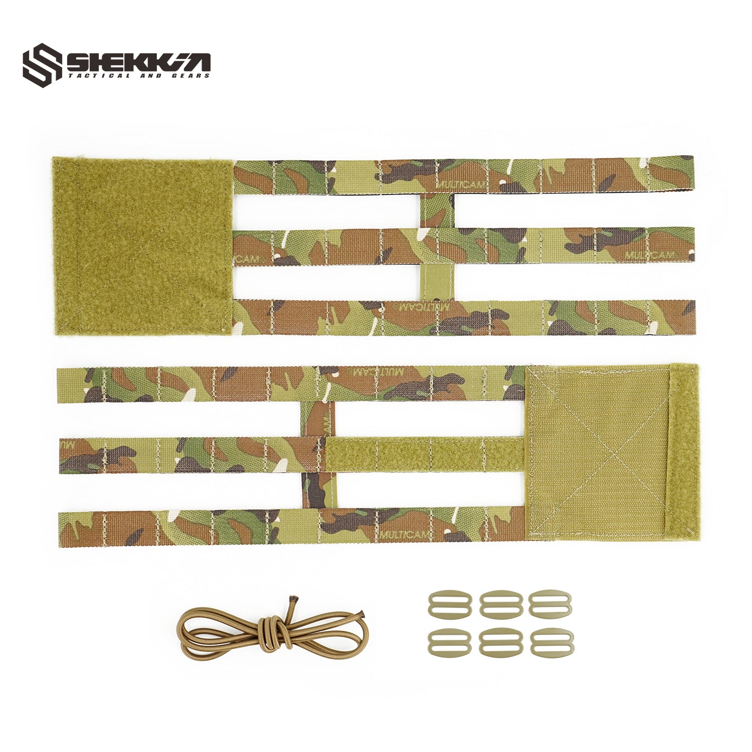 AVS 3-Band Skeletal Cummerbund Tegris Version - Medium 45CM / Multicam -Shekkin Gears