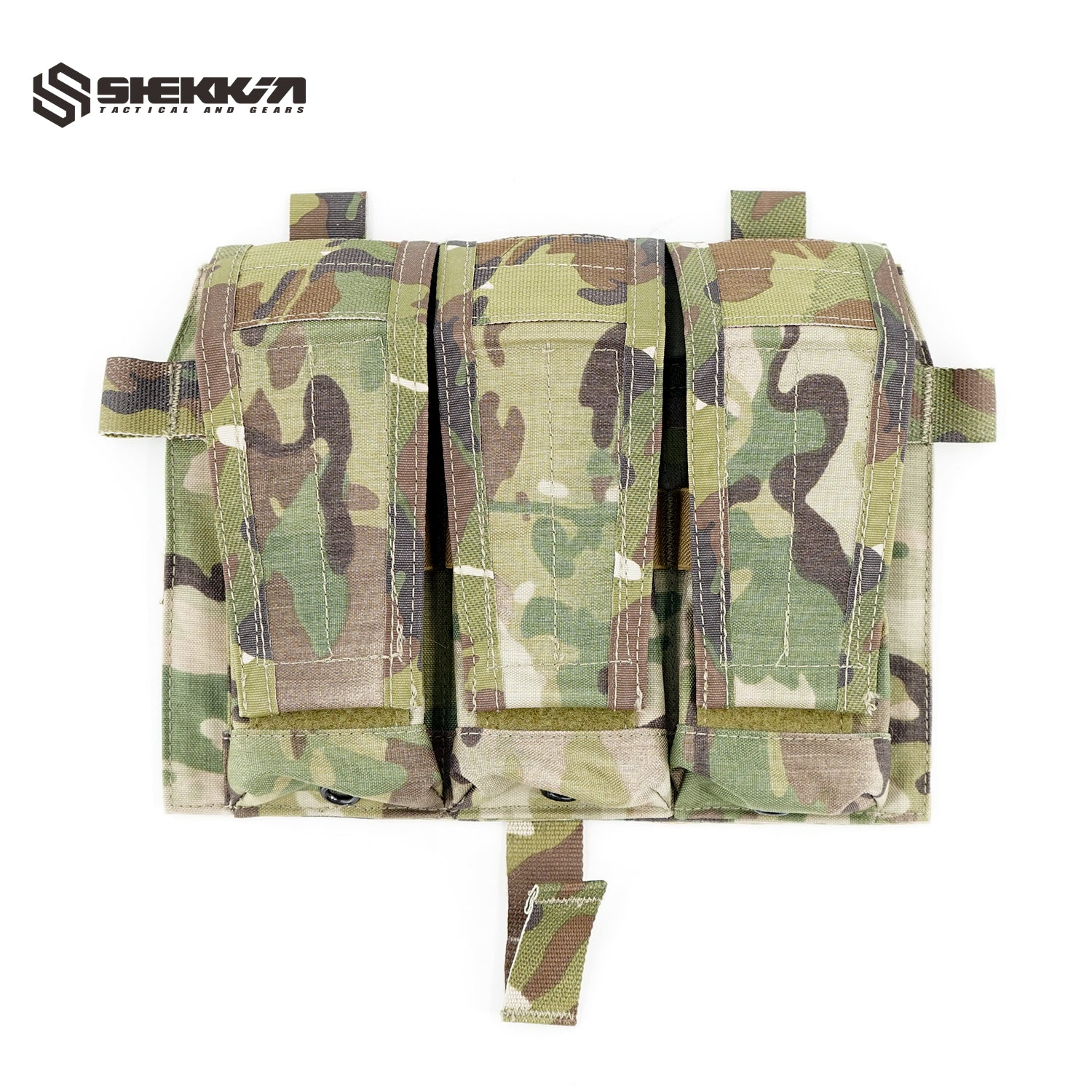 Triple Rifle Mag Pouch for AVS JPC2.0 - Multicam -Shekkin Gears