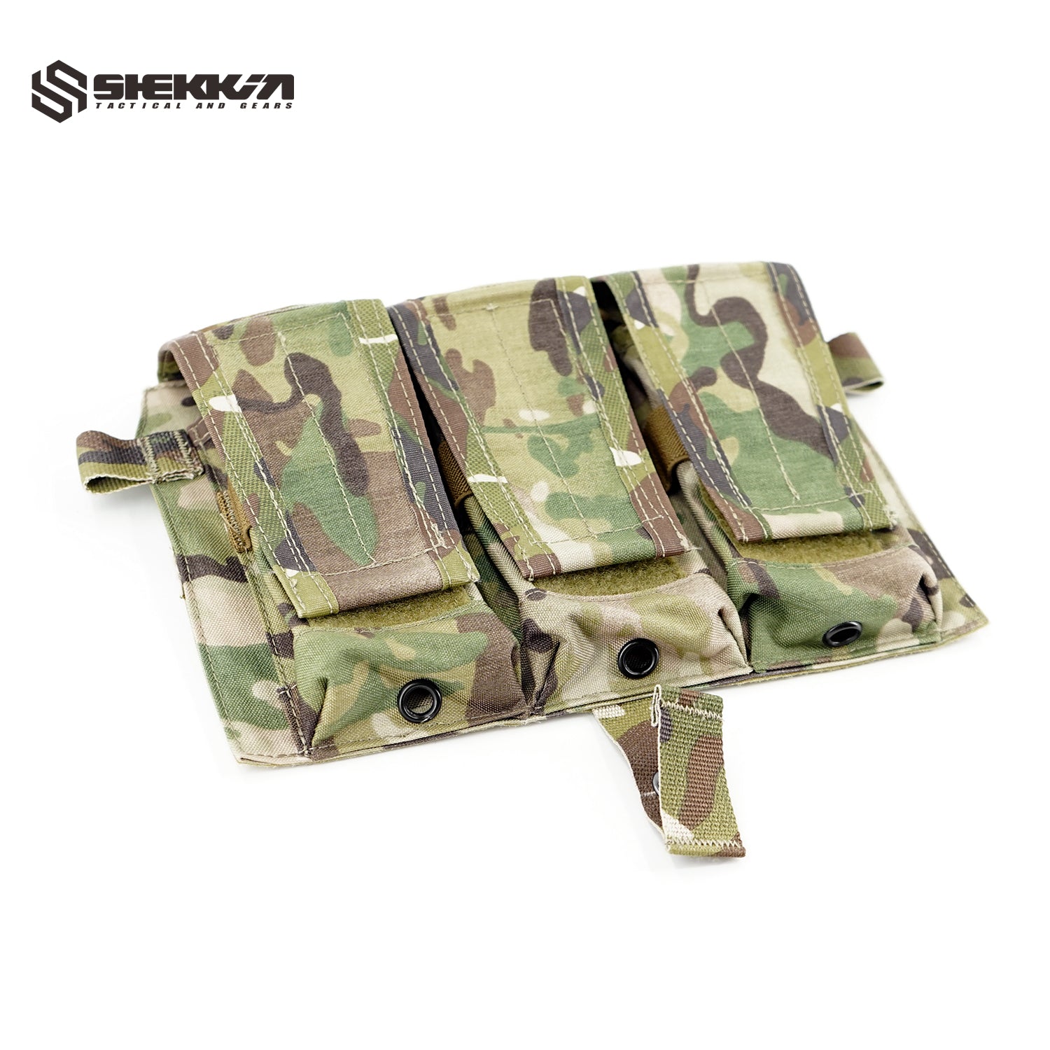 Triple Rifle Mag Pouch for AVS JPC2.0 - Multicam -Shekkin Gears