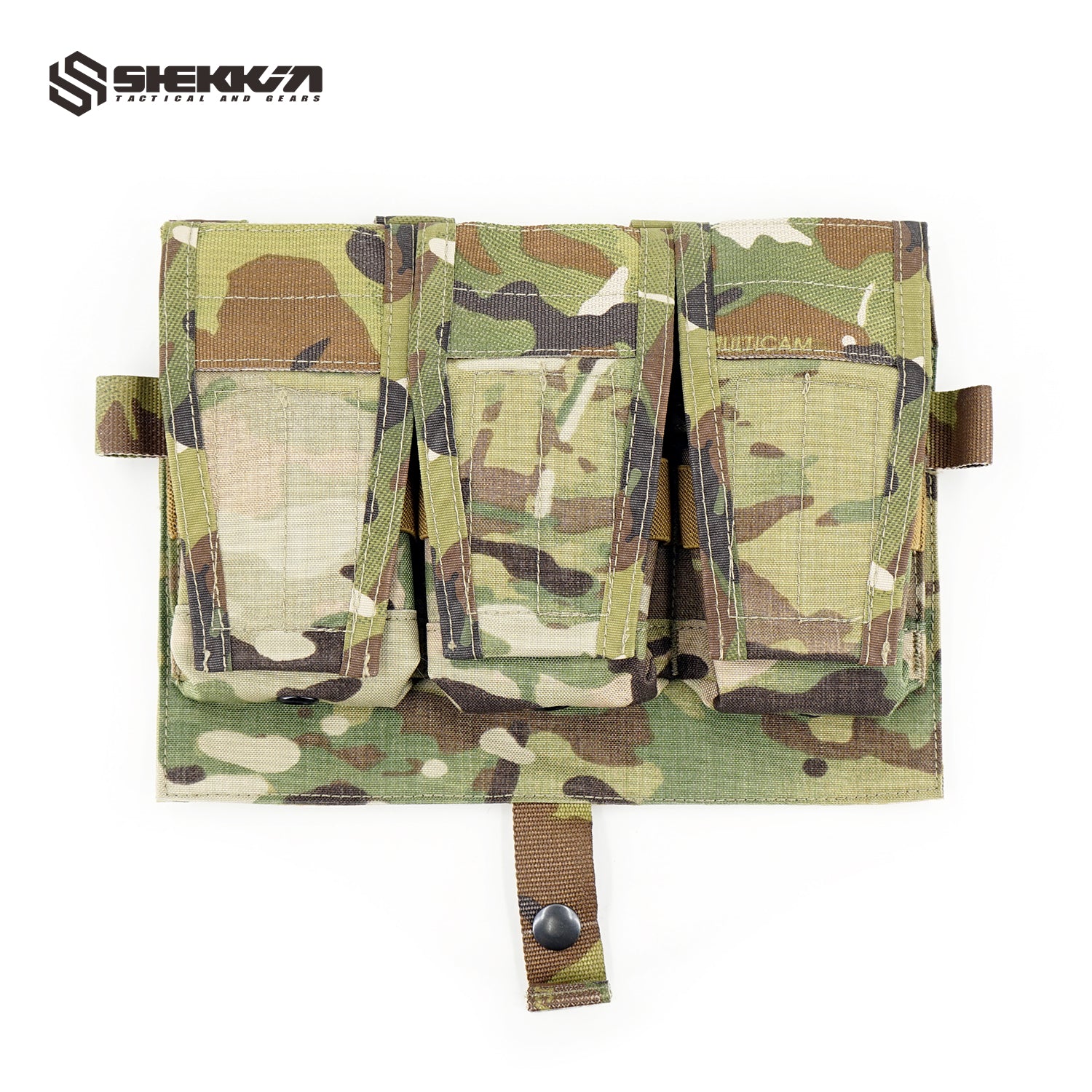 Multicam triple 308 SR25 rifle mag pouch for AVS JPC2.0 - Default Title -Shekkin Gears