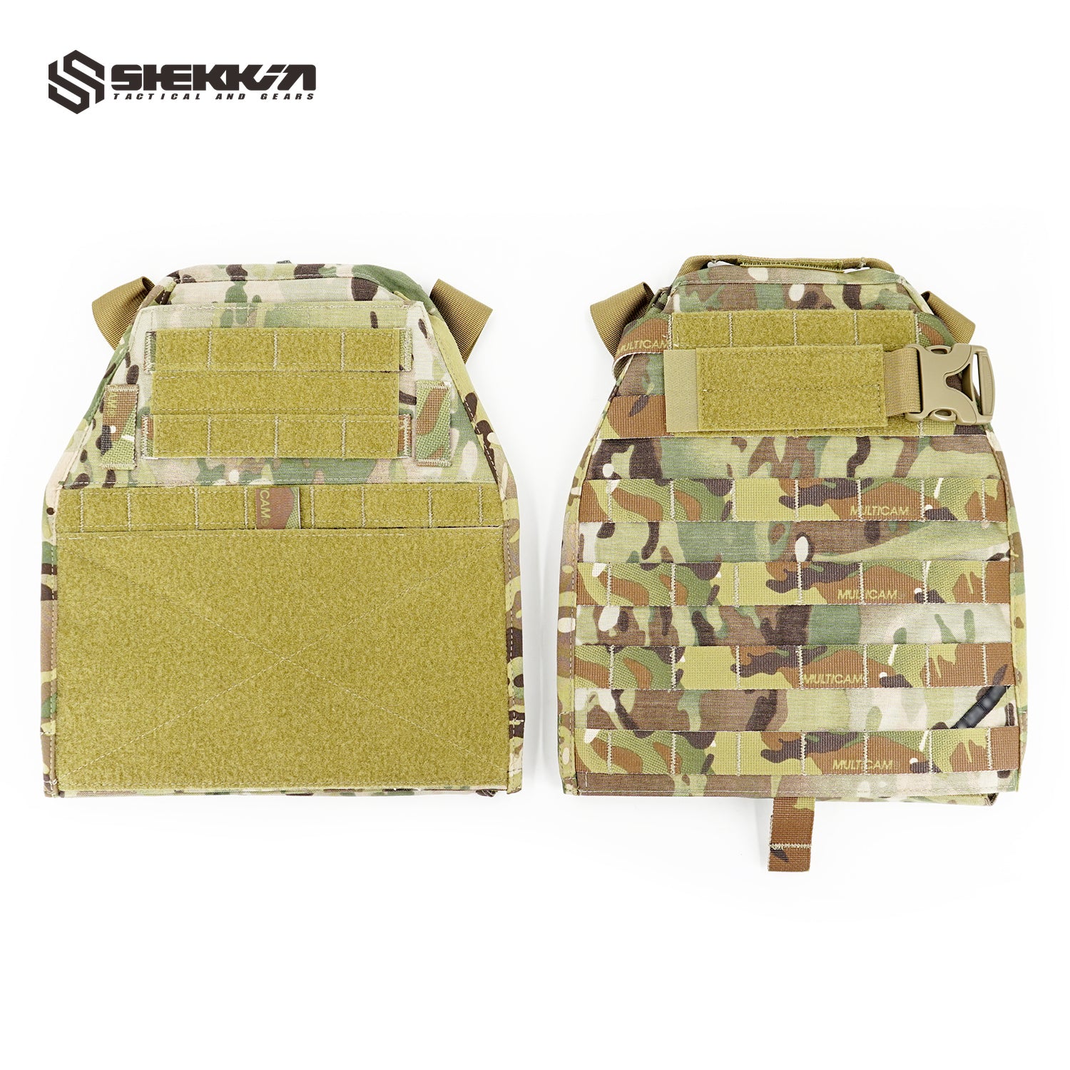 AVS Swimmer Cut Plate Pouch Set - M / Multicam -Shekkin Gears