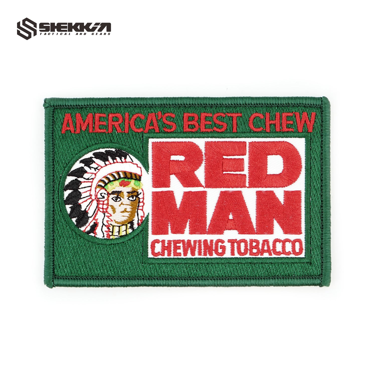 Red Man Chewing Tobacco Patch - Default Title -Shekkin Gears