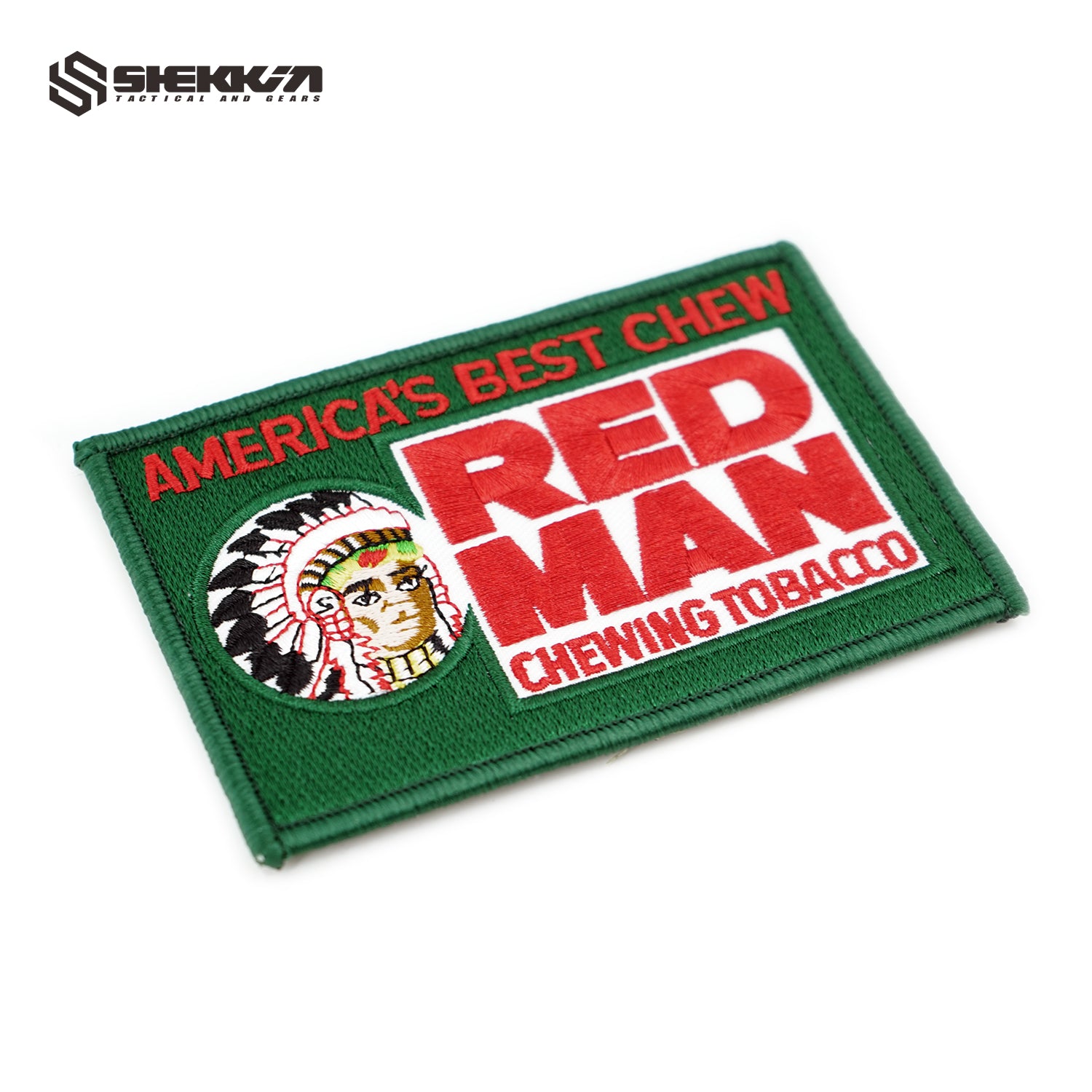 Red Man Chewing Tobacco Patch - Shekkin Gears