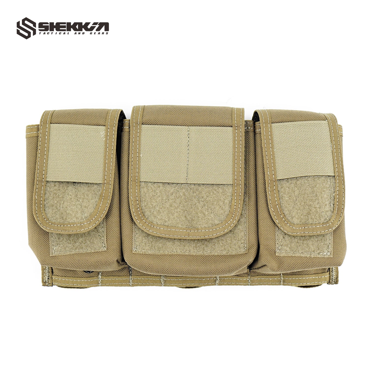 Replica Paraclete Pre-MSA Triple SidexSide Pouch Admin Mag Medical Supply - Coyote Brown -Shekkin Gears