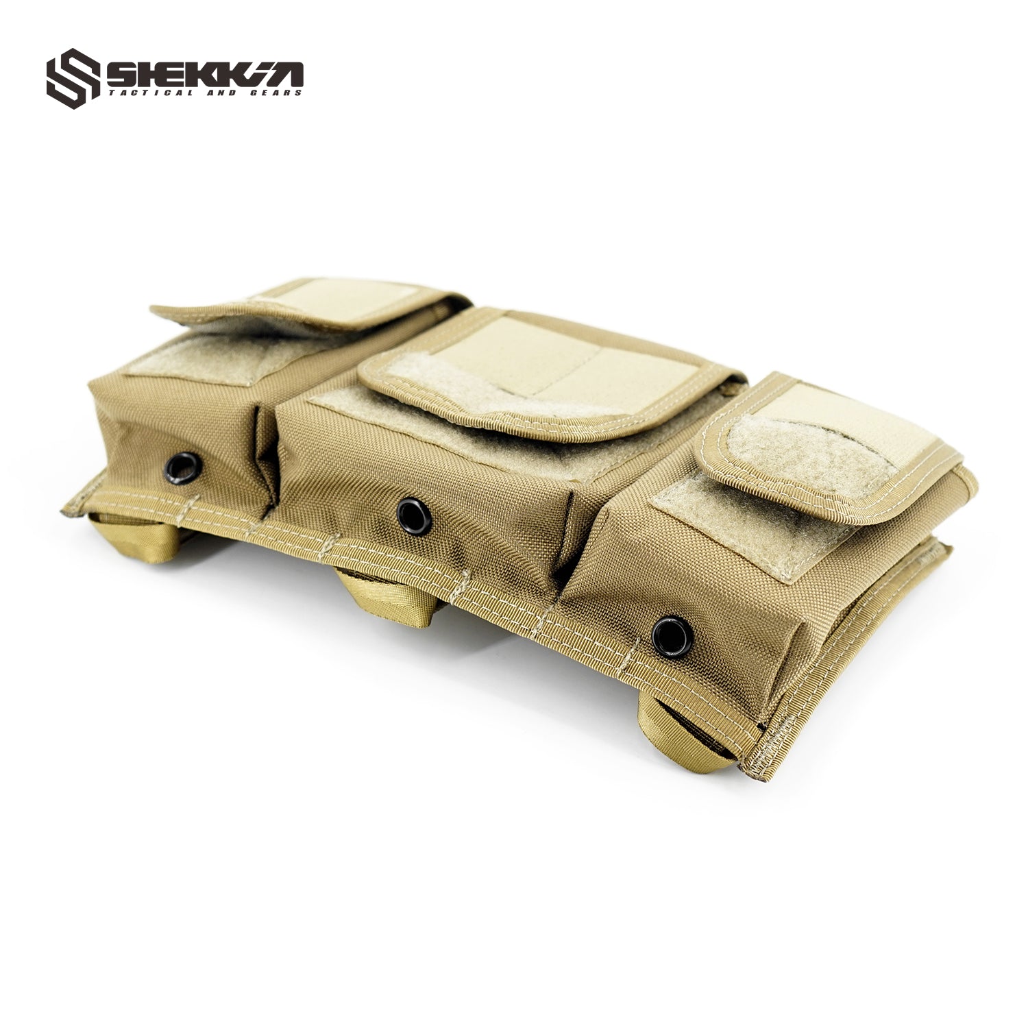 Replica Paraclete Pre-MSA Triple SidexSide Pouch Admin Mag Medical Supply - Coyote Brown -Shekkin Gears