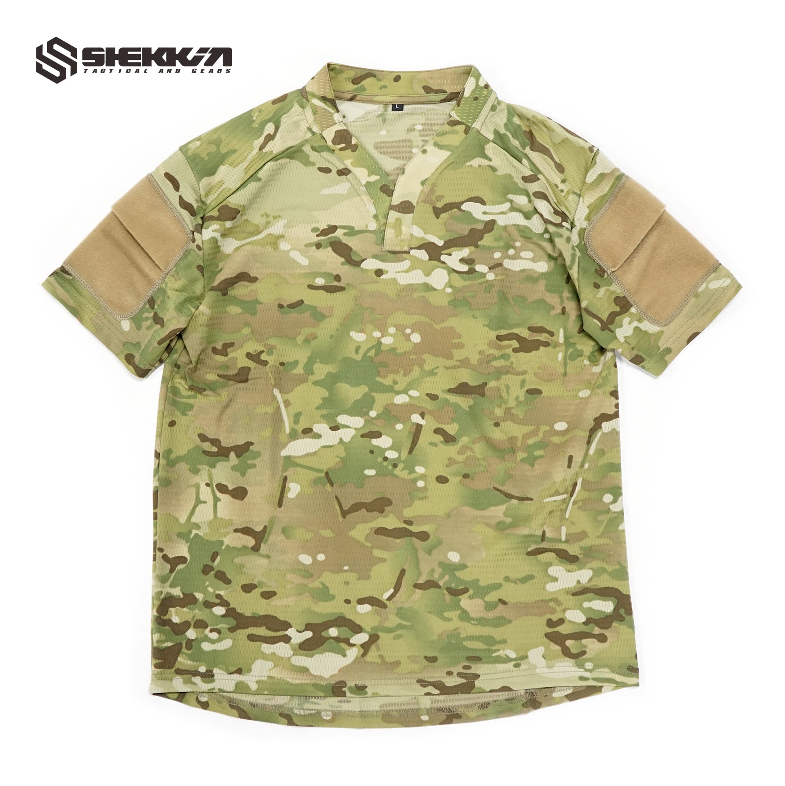 Multicam Velocity style BOSS Rugby Shirt Short Sleeves - Shekkin Gears