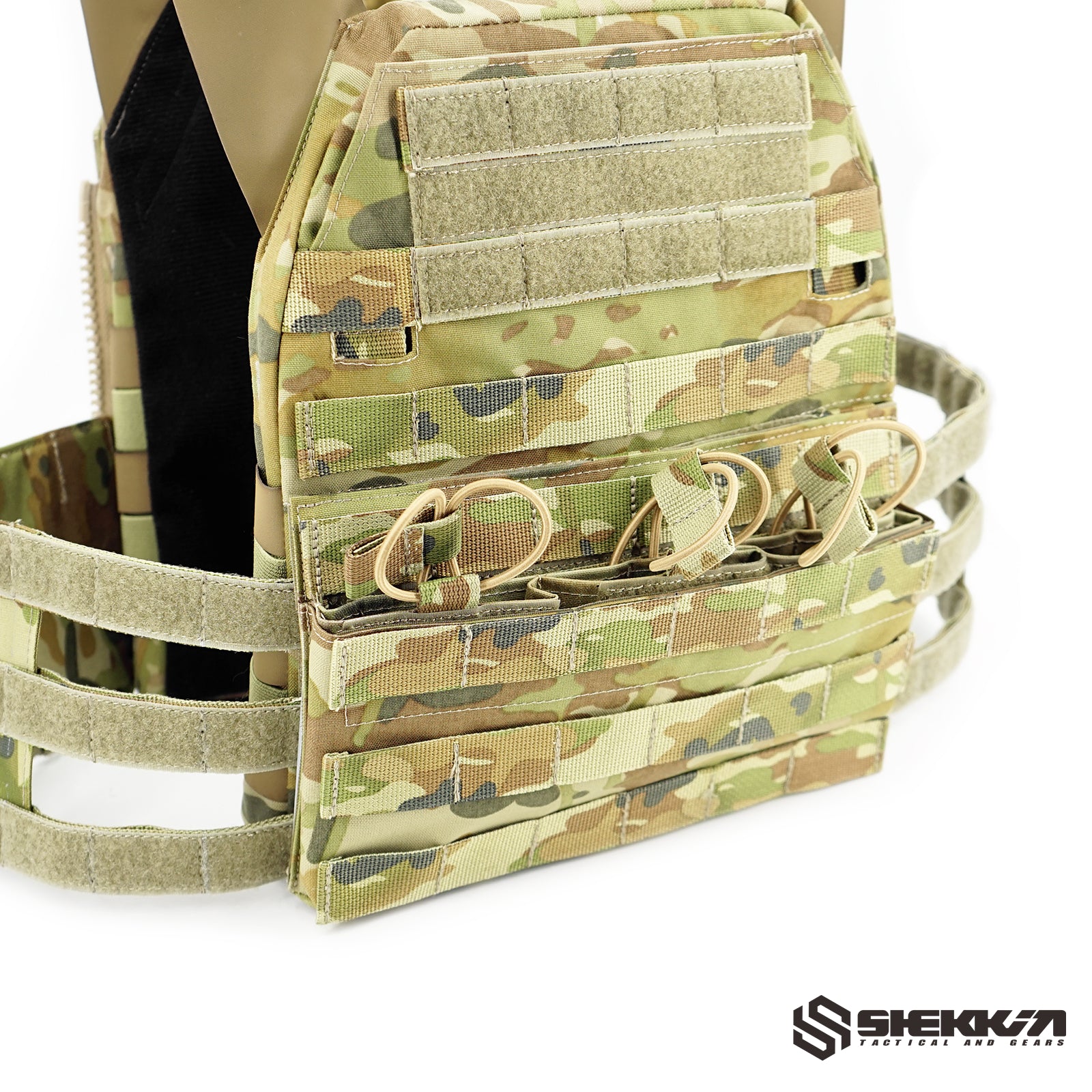 Kangaroo Triple Rifle Mag Pouch for T5 Plate Carrier - Shekkin Gears