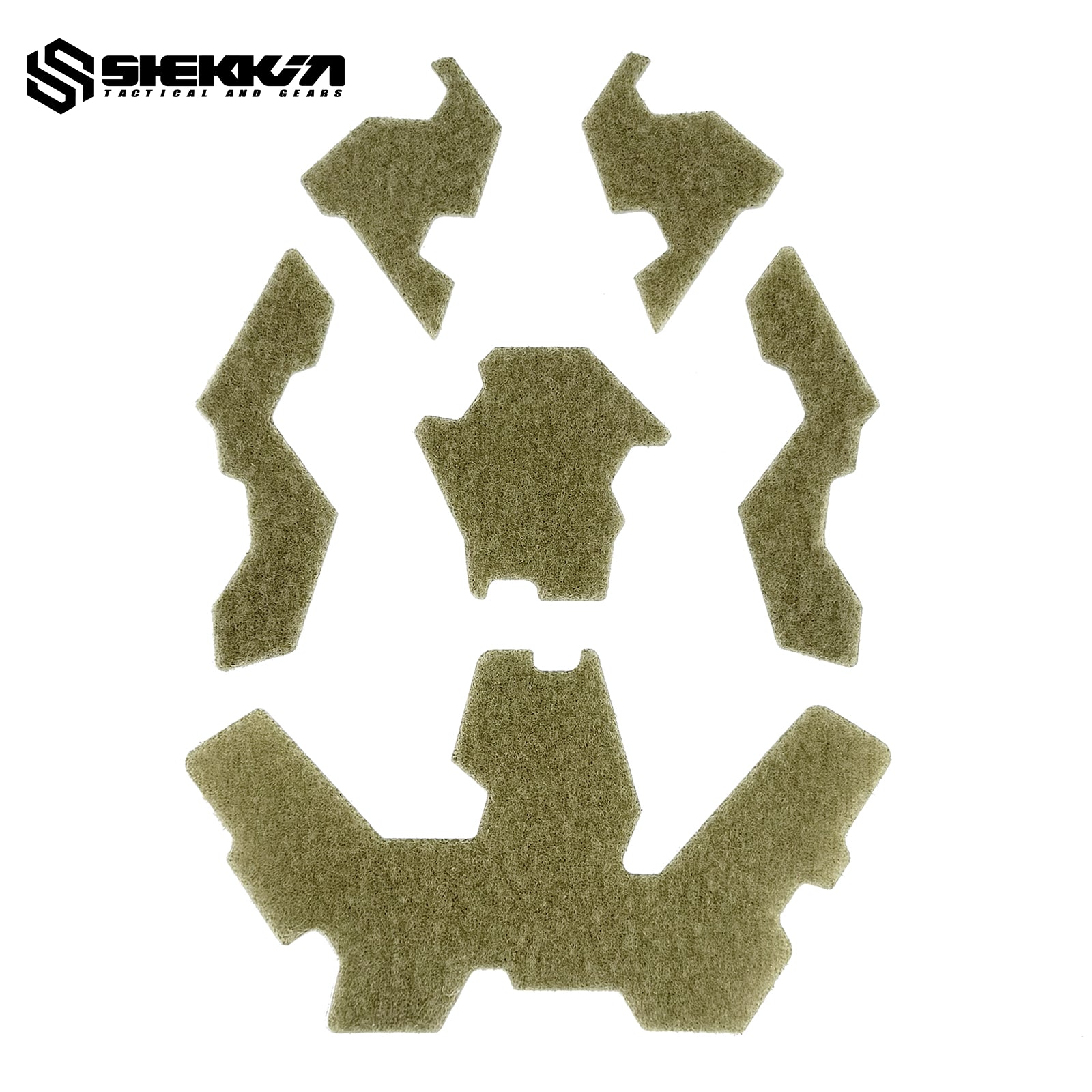 Shekkin Gears Velcro Sticker Set for FTHS Helmet - Default Title -Shekkin Gears