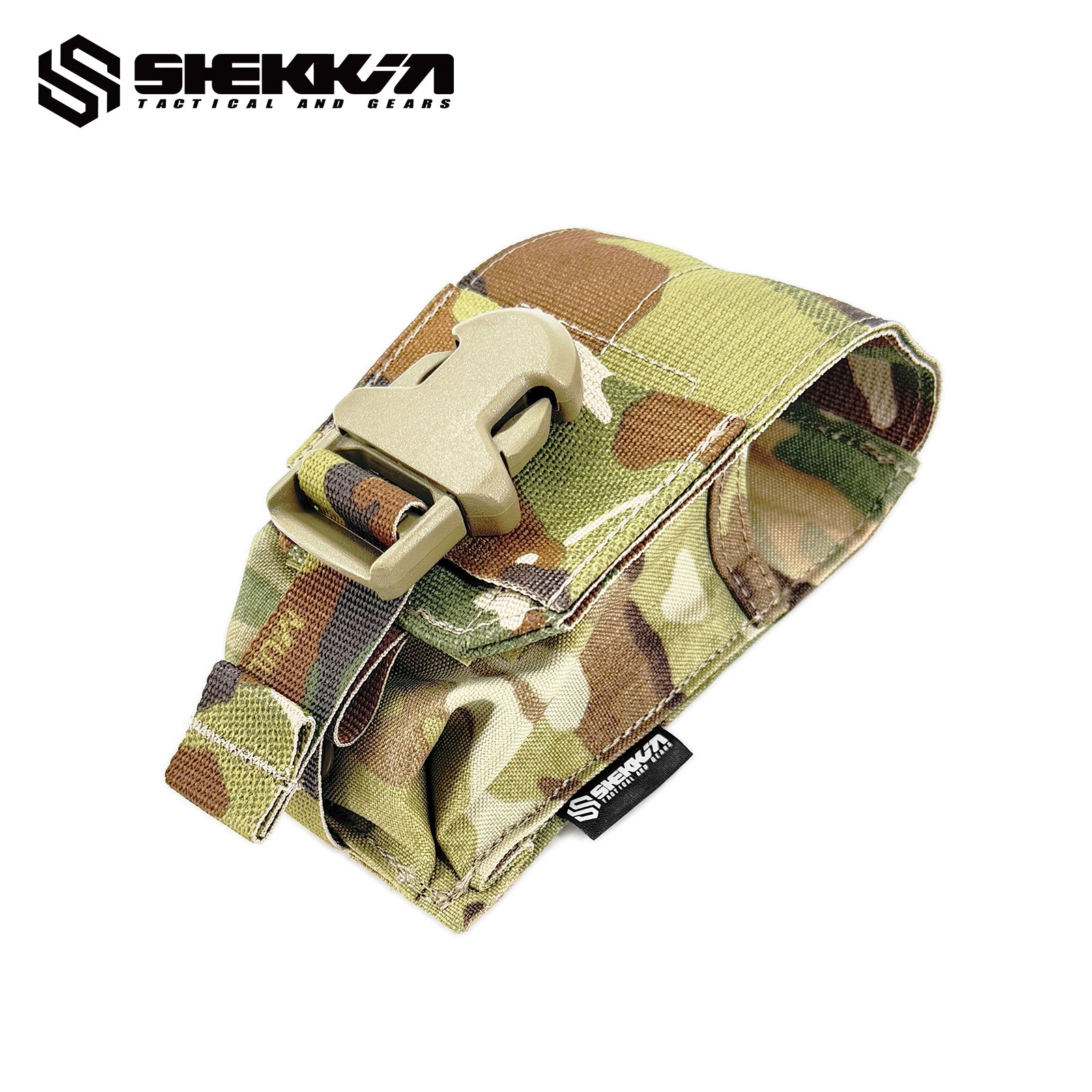 Shekkin Gears Eagle Style Smoke Grenade Pouch - Multicam / Buckle flap -Shekkin Gears