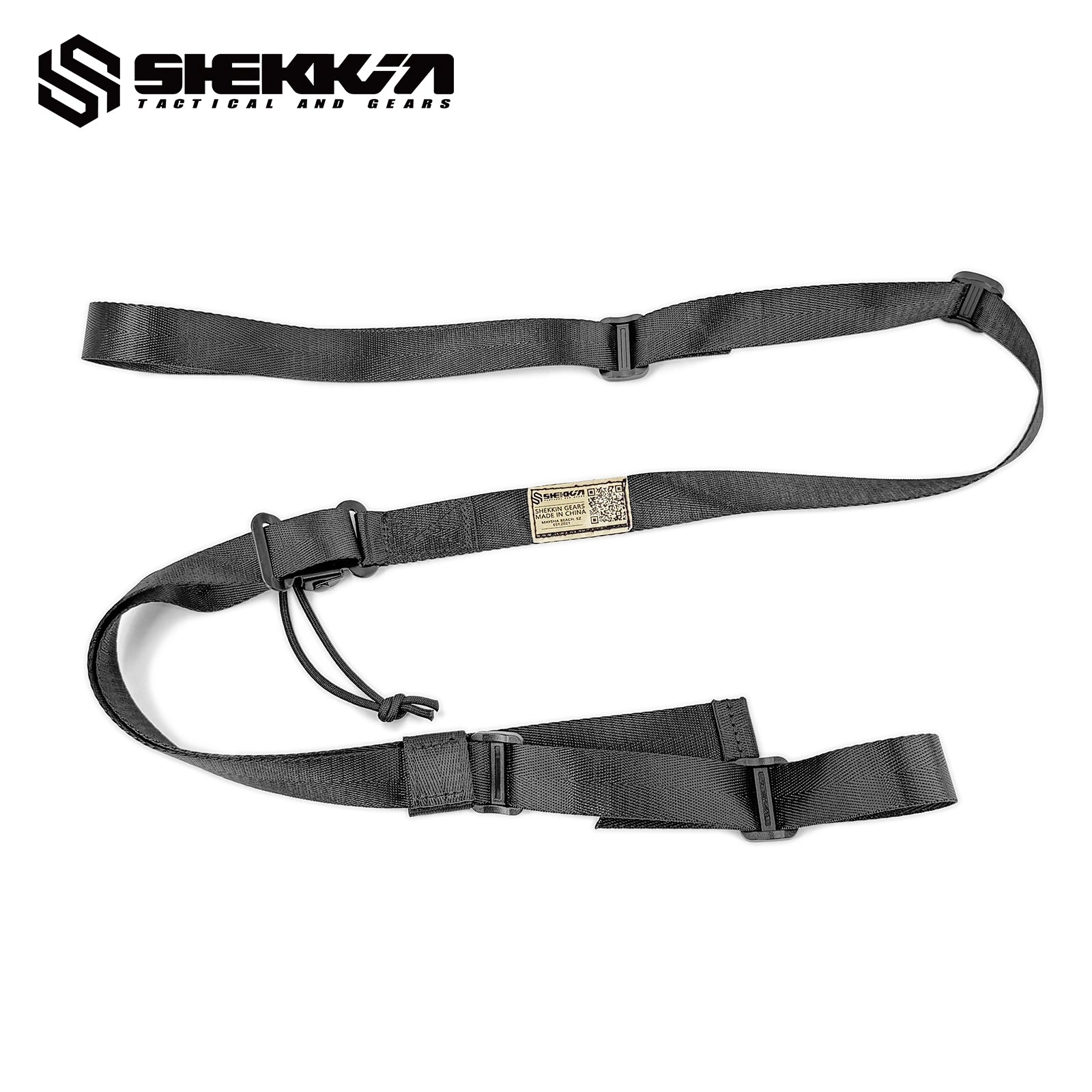 VTAC MK1 Style two point tactical sling - Black -Shekkin Gears