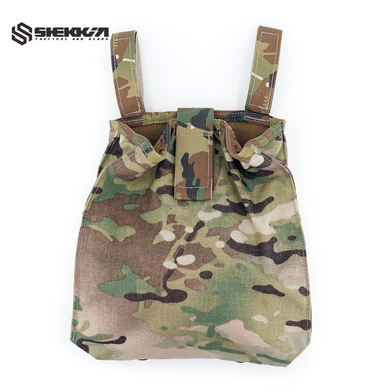 Paraclete Style Foldable Dump Pouch (right size) - Multicam -Shekkin Gears