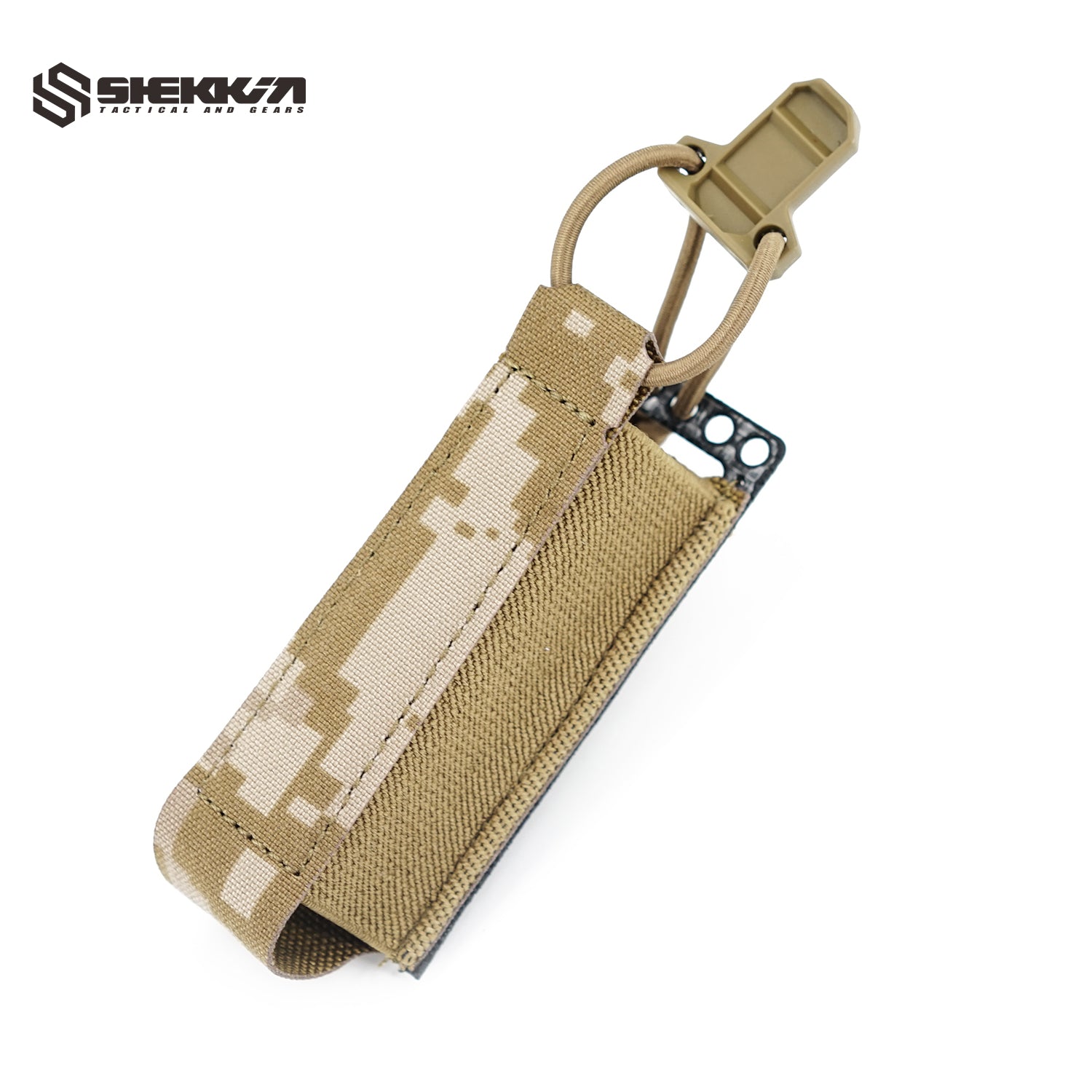 Single 9mm mag pouch with Tegris plate - AOR1 -Shekkin Gears