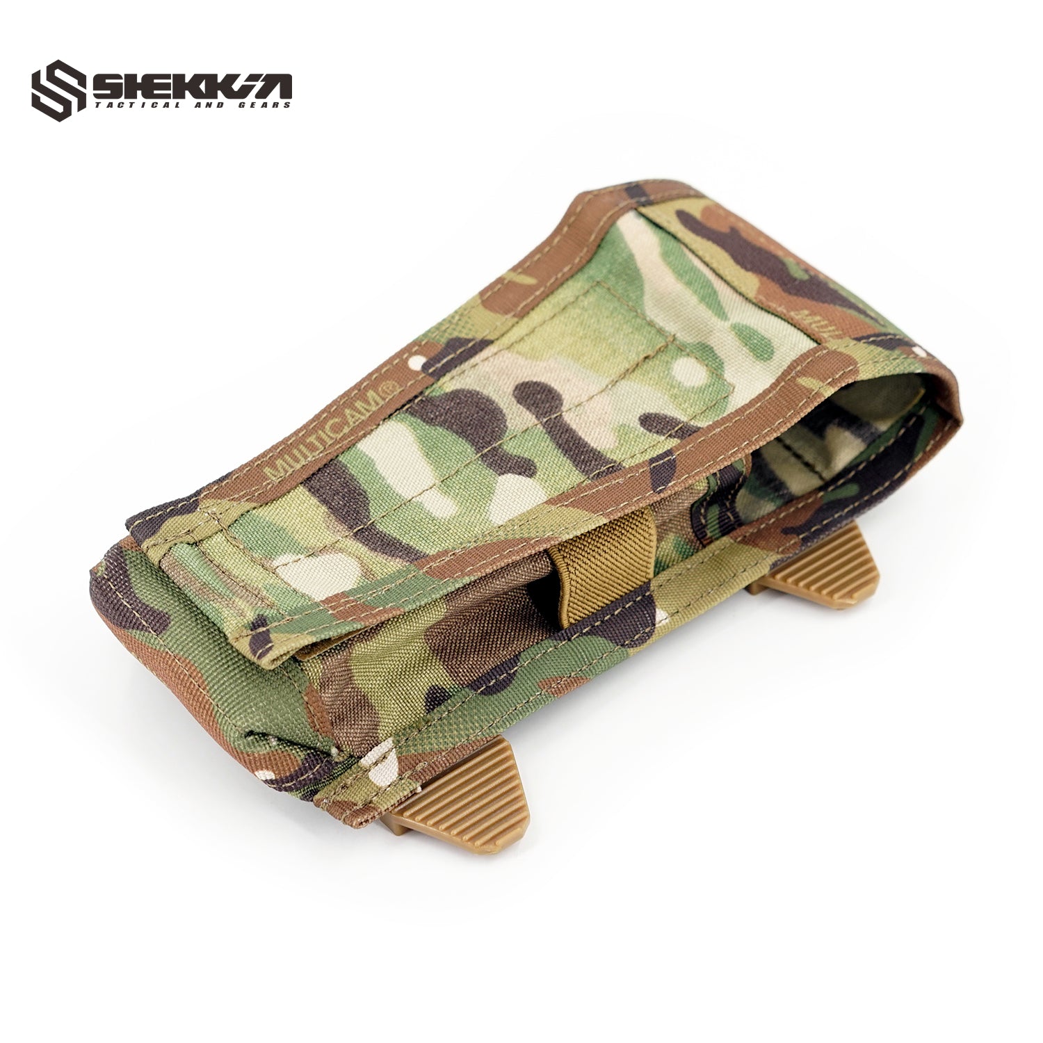 Shekkin Gears Horizontal Tiered M4 Mag Pouch - Multicam -Shekkin Gears