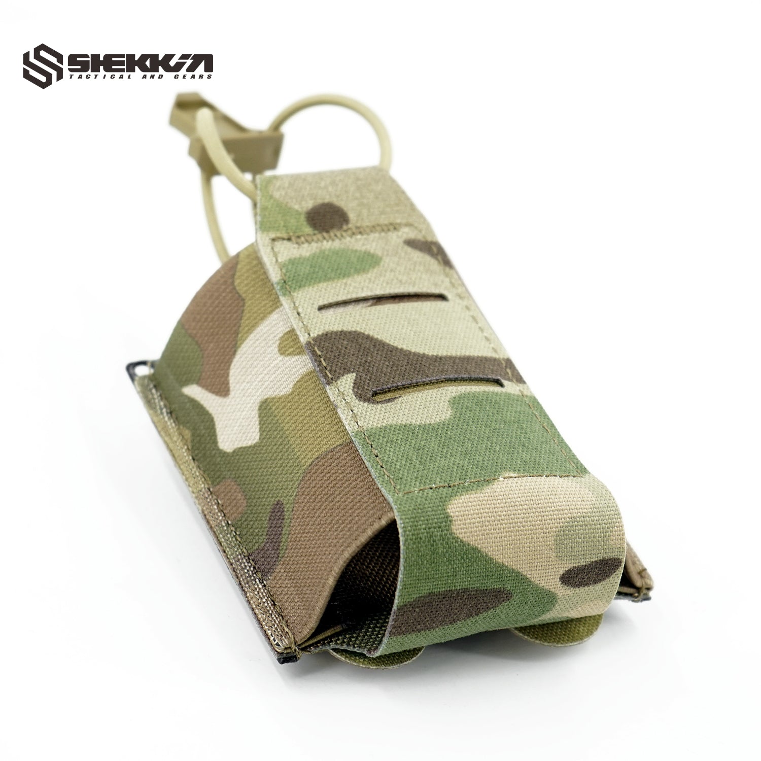 Single 556 m4 mag pouch with Tegris plate - Multicam -Shekkin Gears