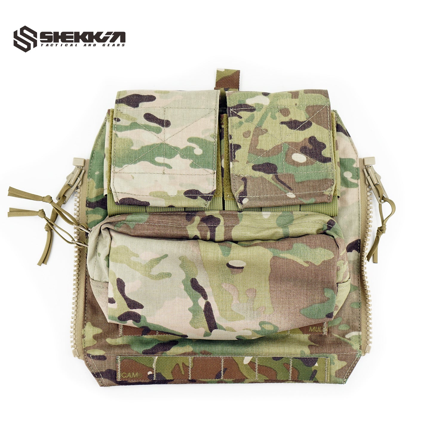 Pouch Zip-On Panel 1.0 - Multicam -Shekkin Gears