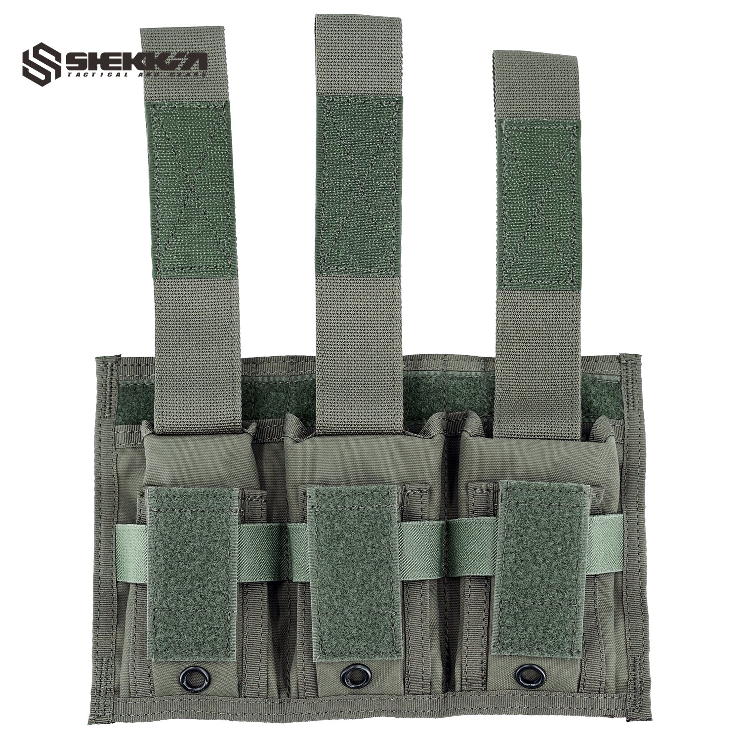 Paraclete ATX style Smoke green tiered triple rifle/ pistol mag pouch - Default Title -Shekkin Gears