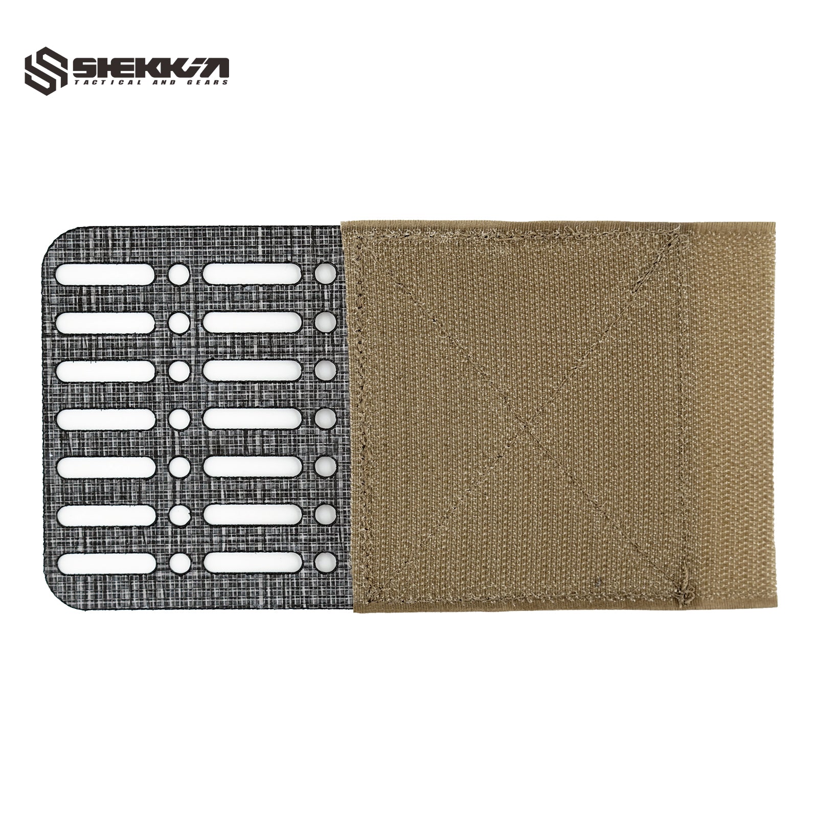 Wingthing velcro adapt panel - Coyote Brown -Shekkin Gears