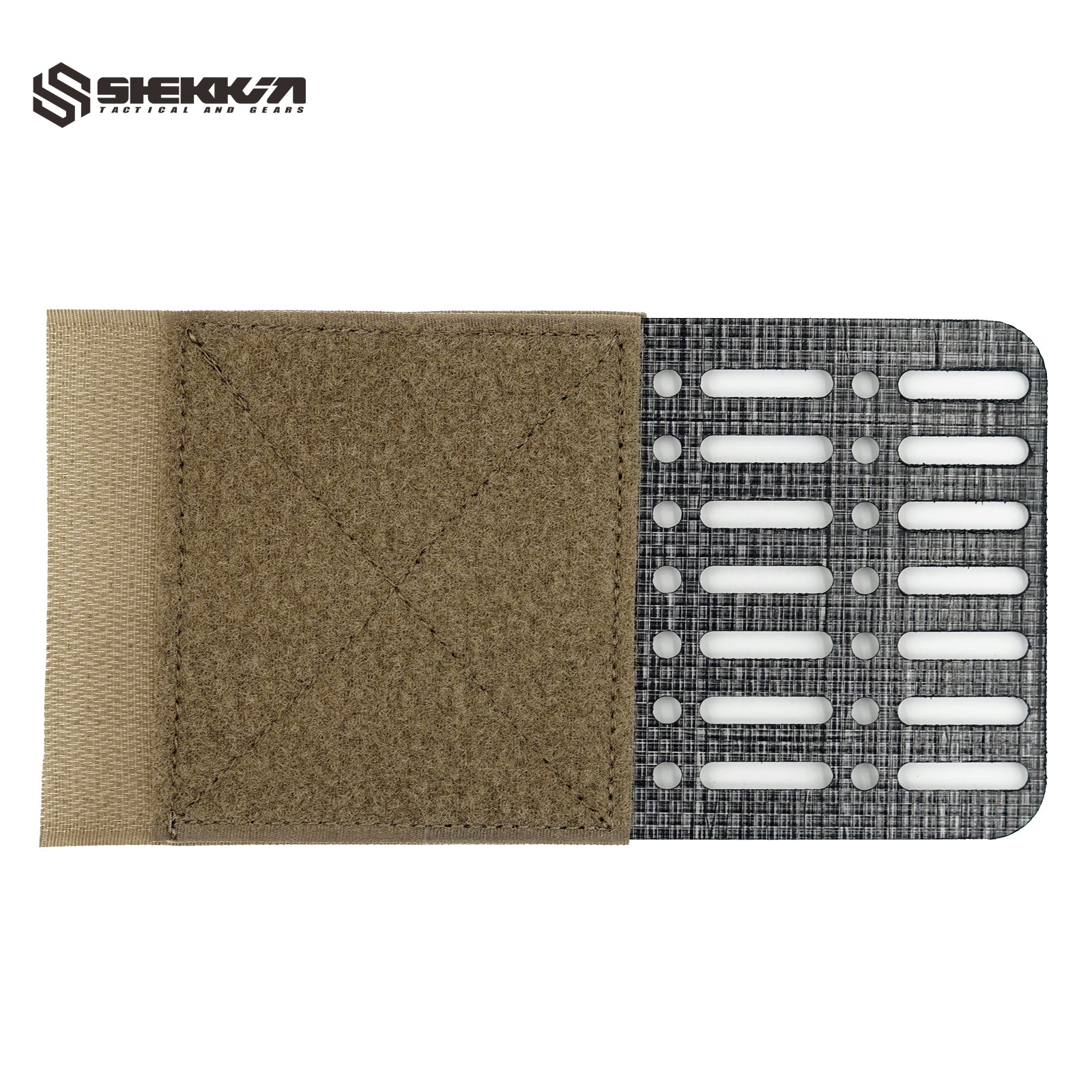 Wingthing velcro adapt panel - Coyote Brown -Shekkin Gears
