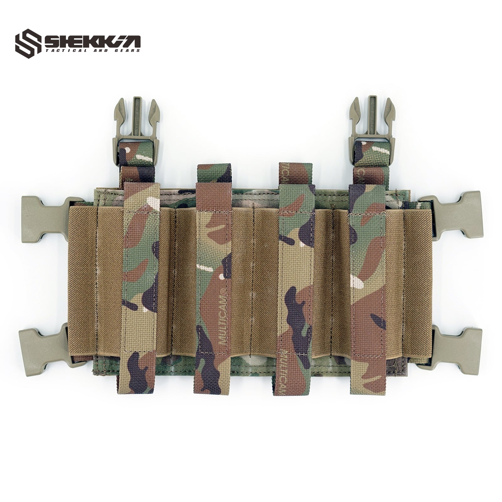 Quad SMG Mag Pouch Front Flap - Multicam -Shekkin Gears