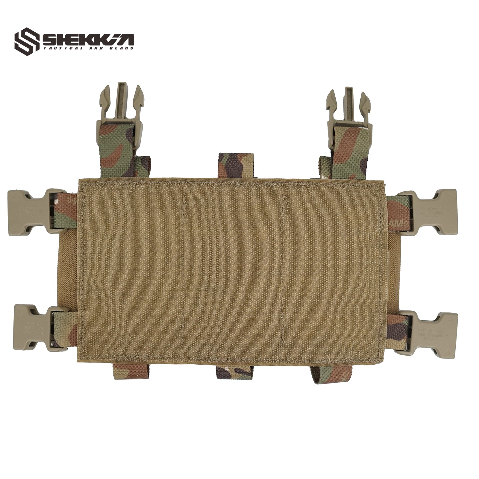 Triple Rifle Mag Pouch Front Flap - Multicam -Shekkin Gears