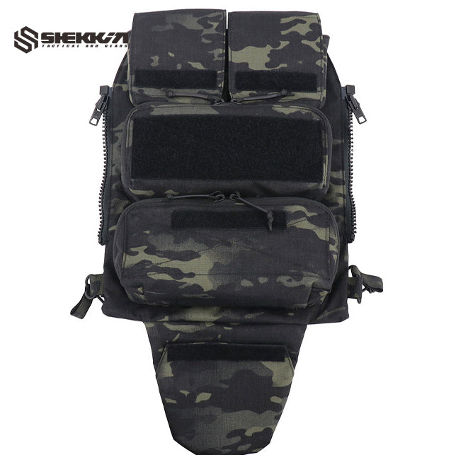 Multicam Black pouch zip-on panel 2.0 - Shekkin Gears