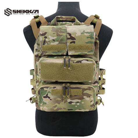 Delta Force CAG tactical gears Multicam pouch zip on panel 2.0