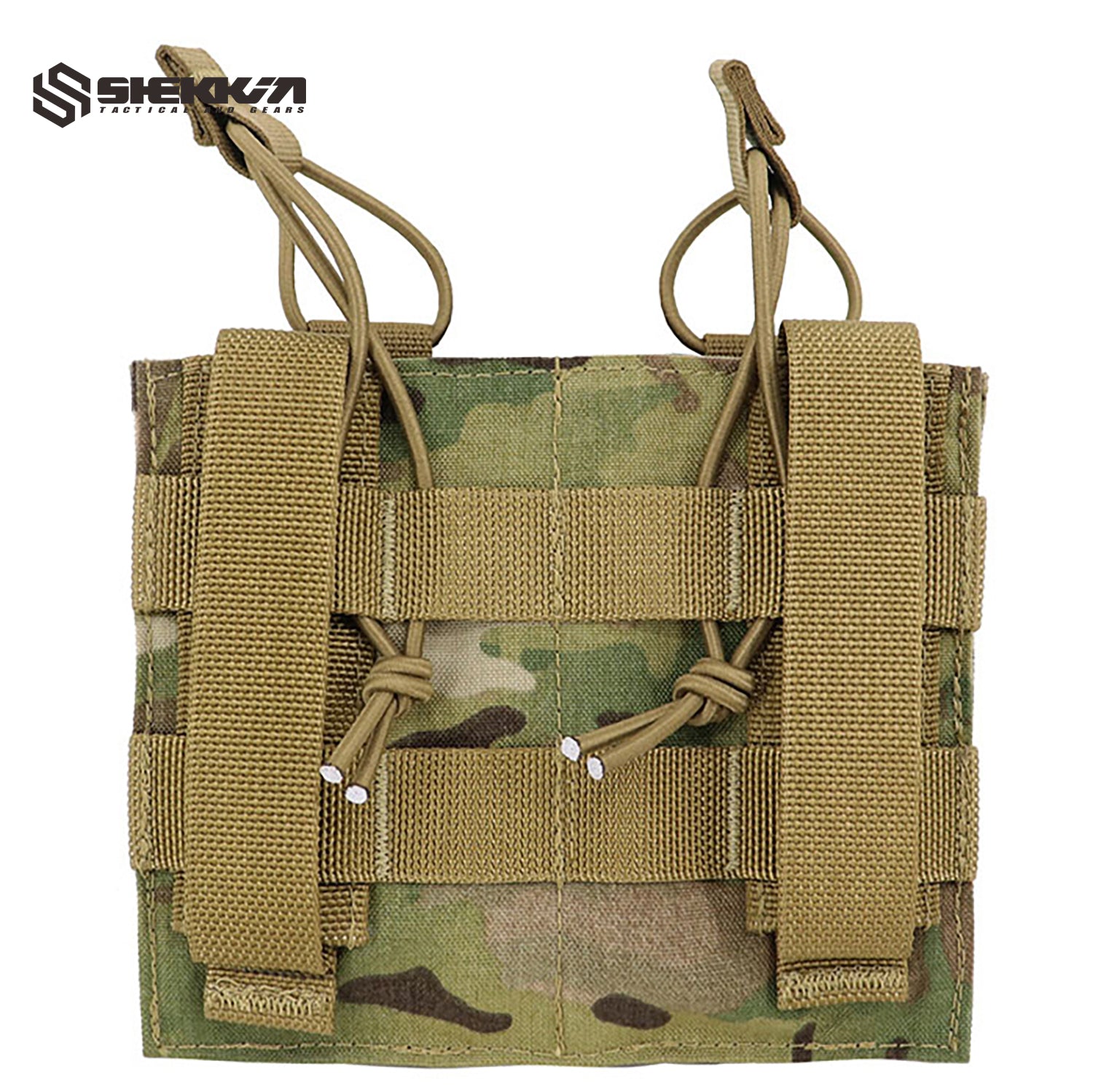 TAG style Molle shingle pistol/ M4 Mag pouch - Multicam -Shekkin Gears