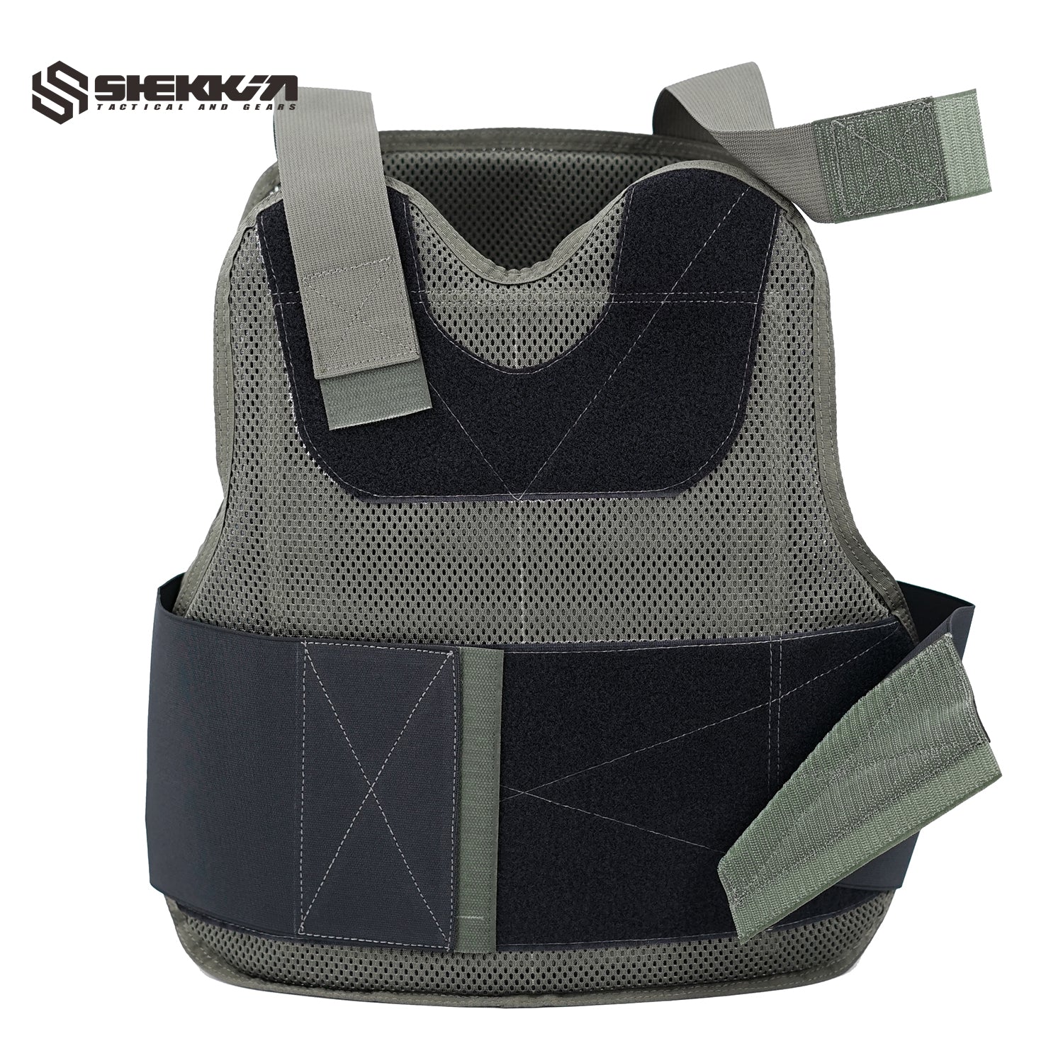 Pre MSA Paraclete style CVC - Smoke Green -Shekkin Gears