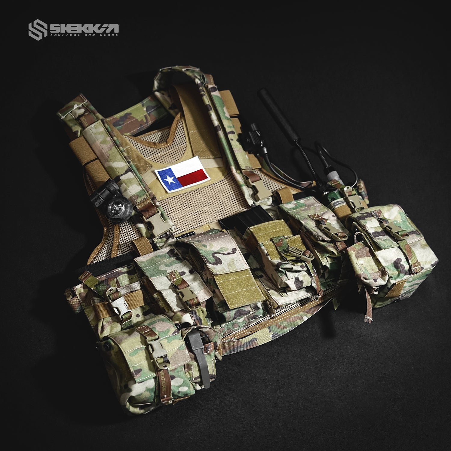 Cvc Tan Shell ICONIC CAG SETUP Paraclete Tan CVC + Multicam MPCR