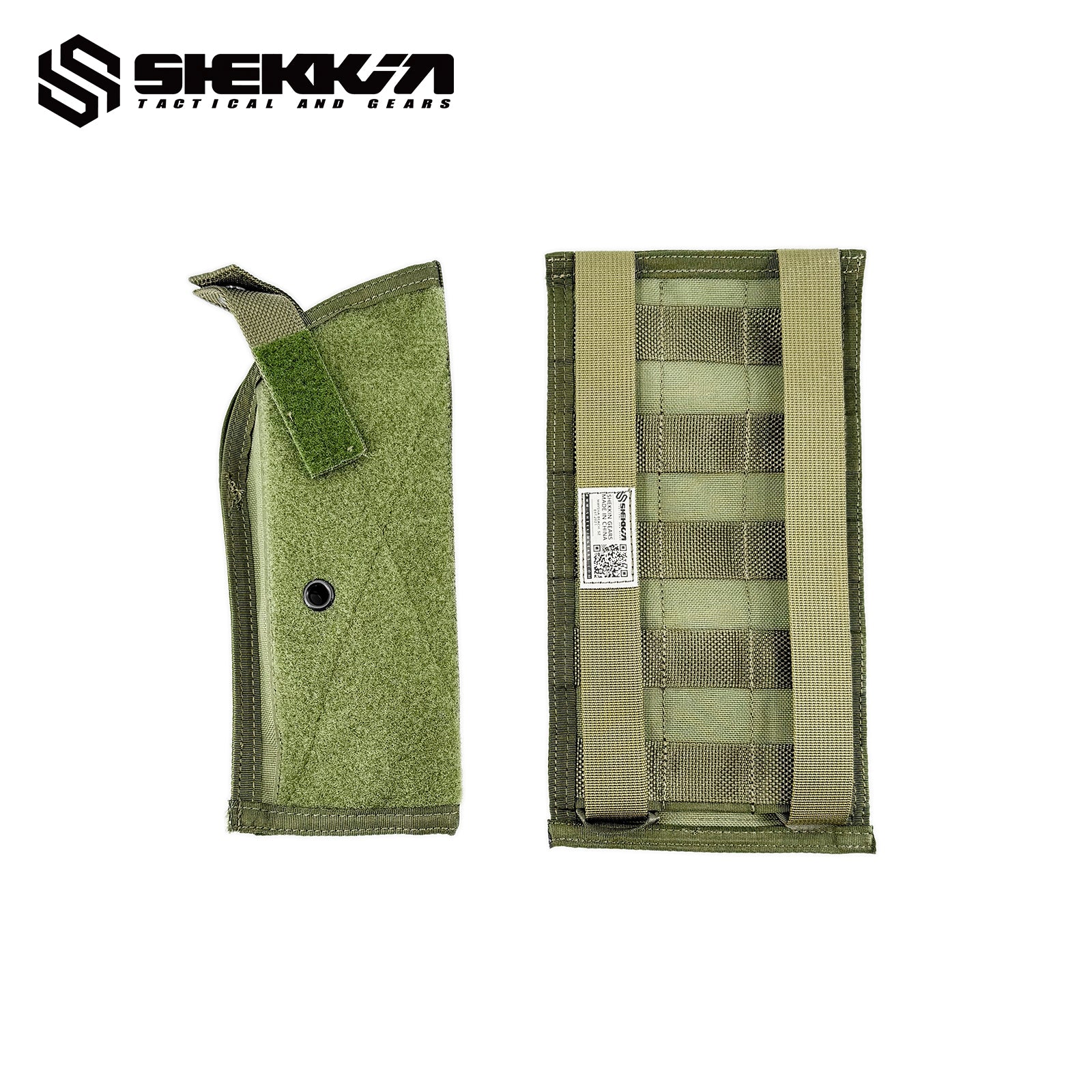 Smoke green pistol holster kit for pre msa carriers