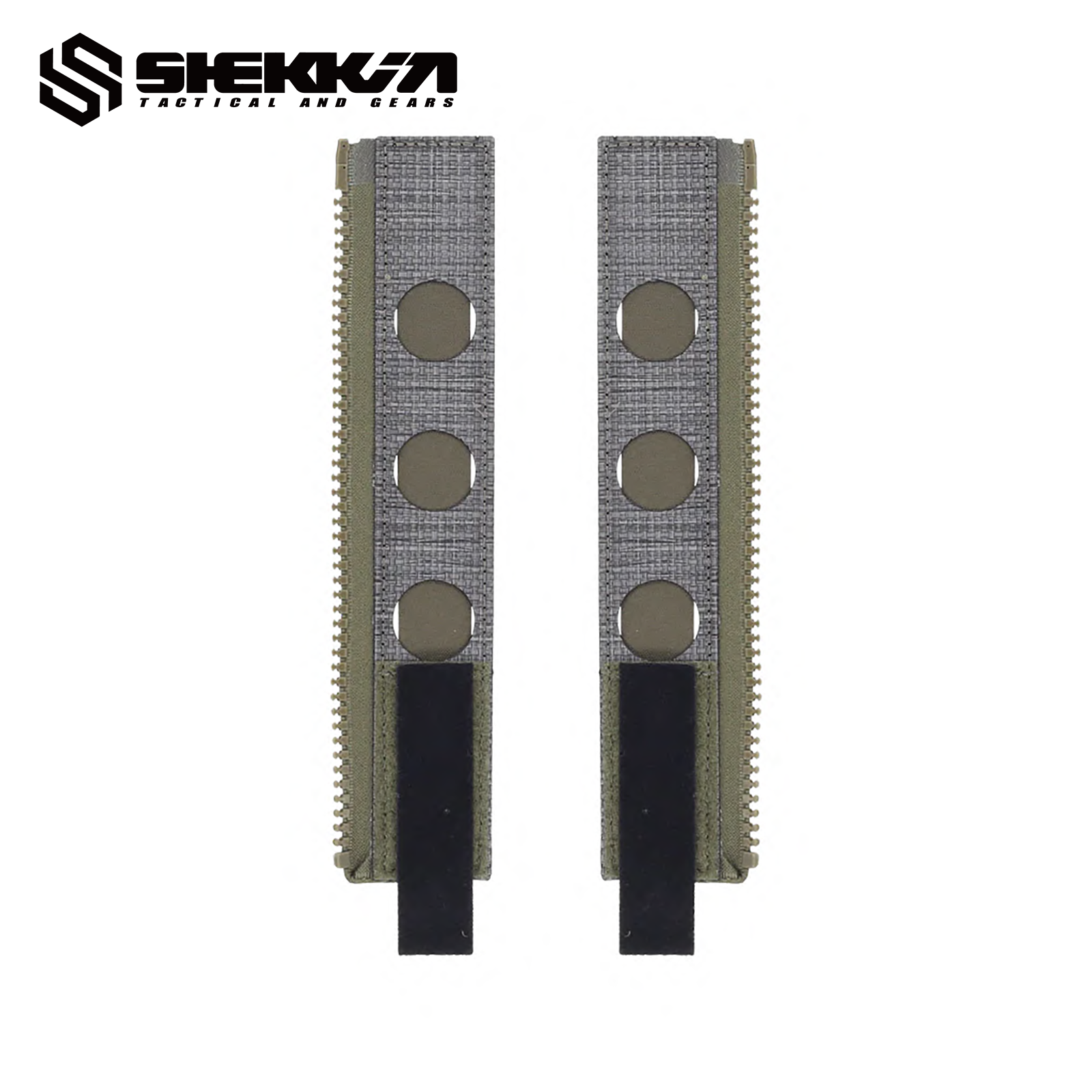 Special force tactical gears fcpc Back Panel MOLLE Zipper Kit