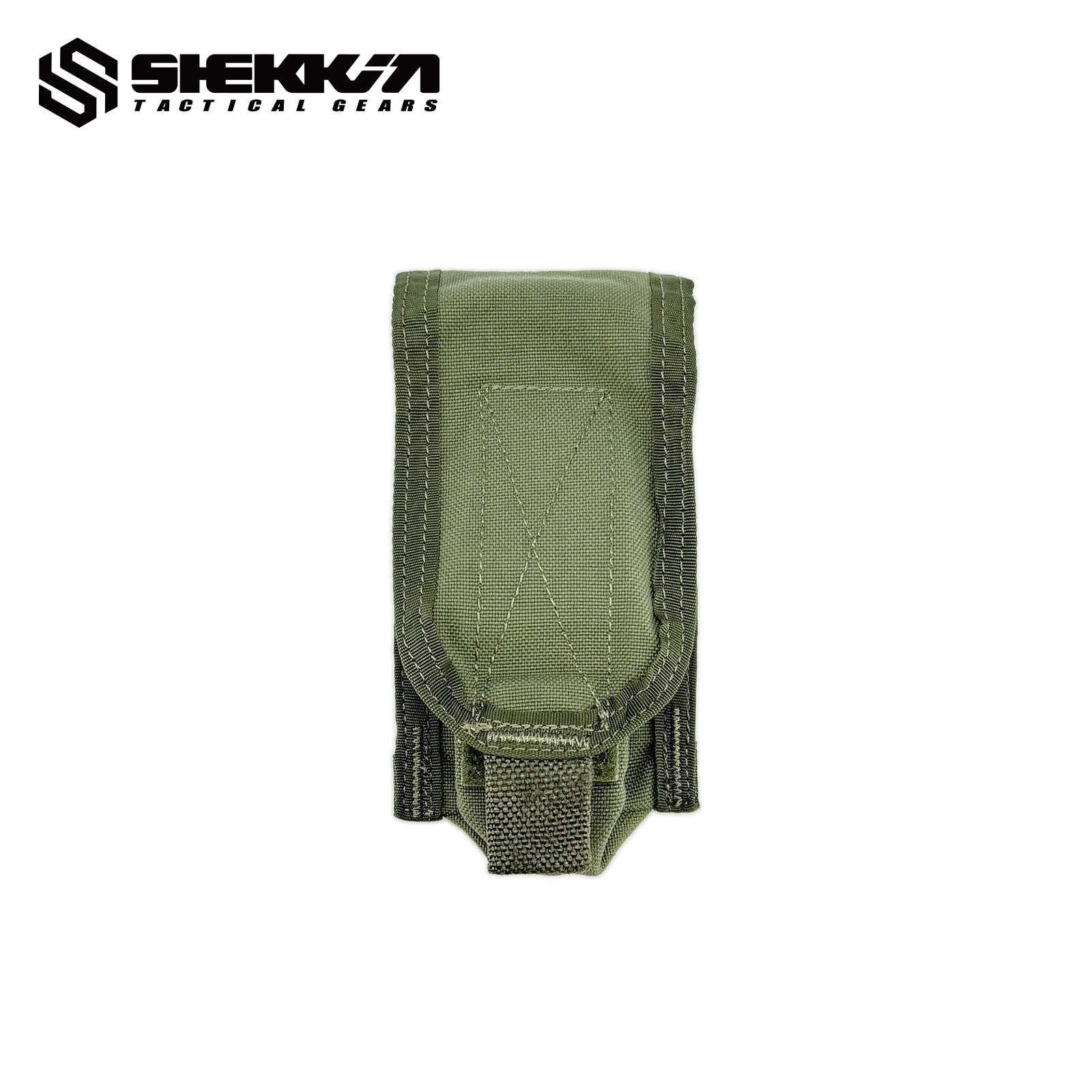 Pre MSA Paraclete style Smoke Green Single flash bang pouch