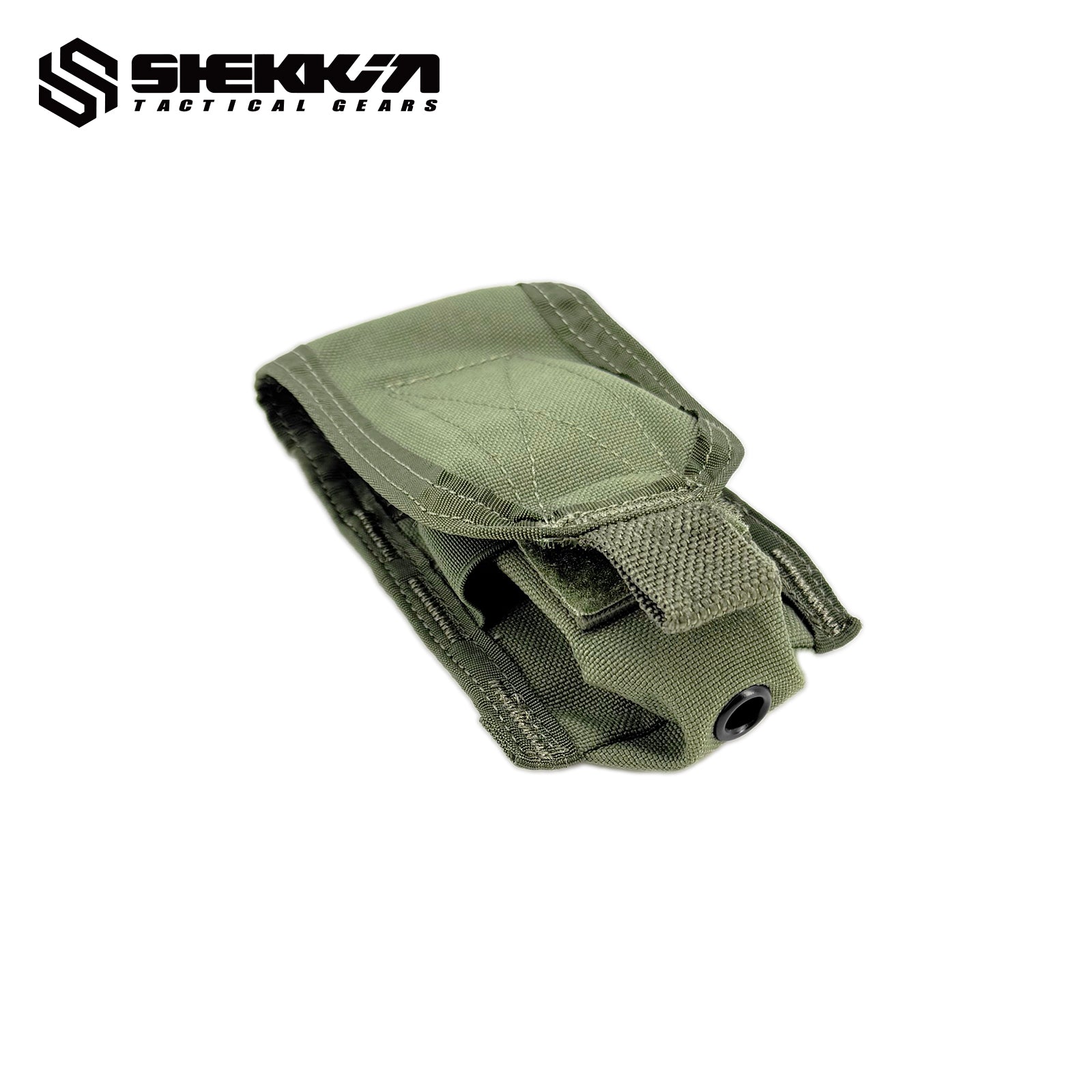 Pre MSA Paraclete style Smoke Green Single flash bang pouch